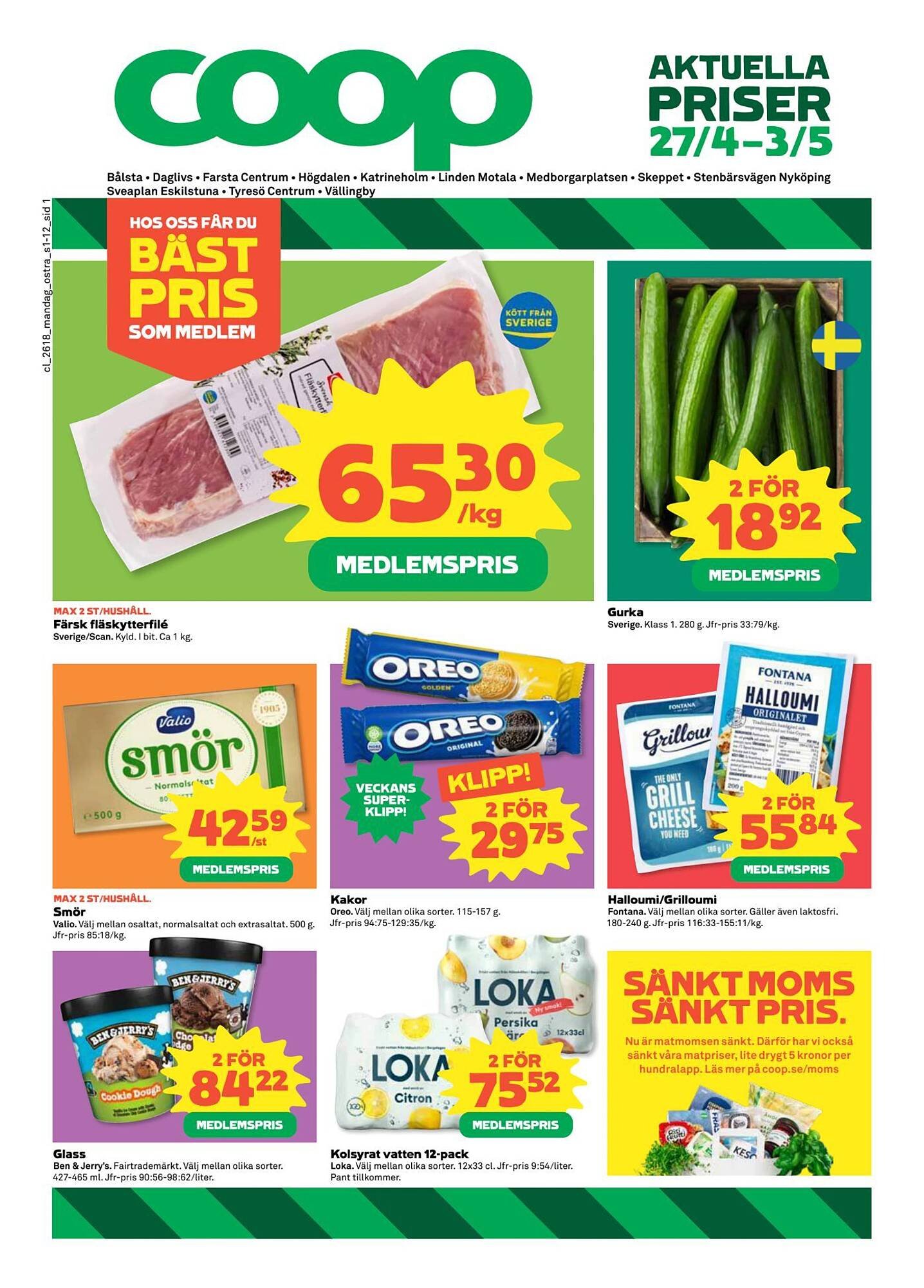Coop Daglivs reklamblad