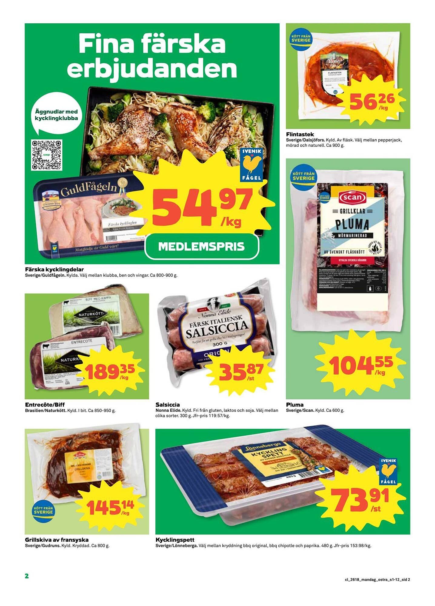 Coop Daglivs reklamblad