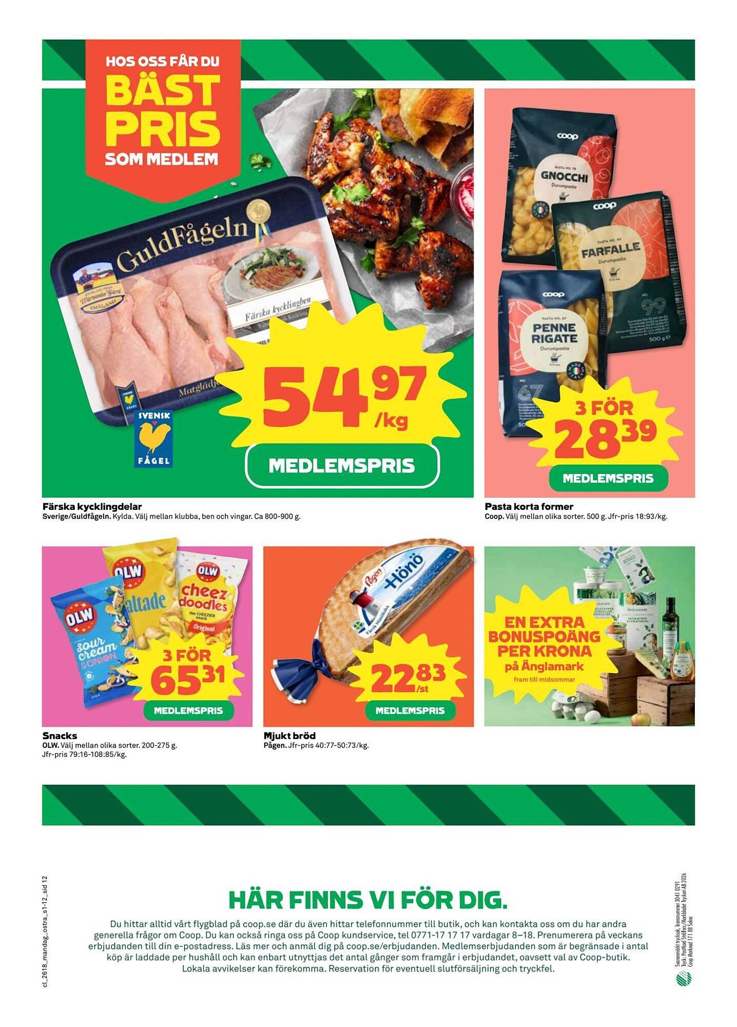 Coop Daglivs reklamblad