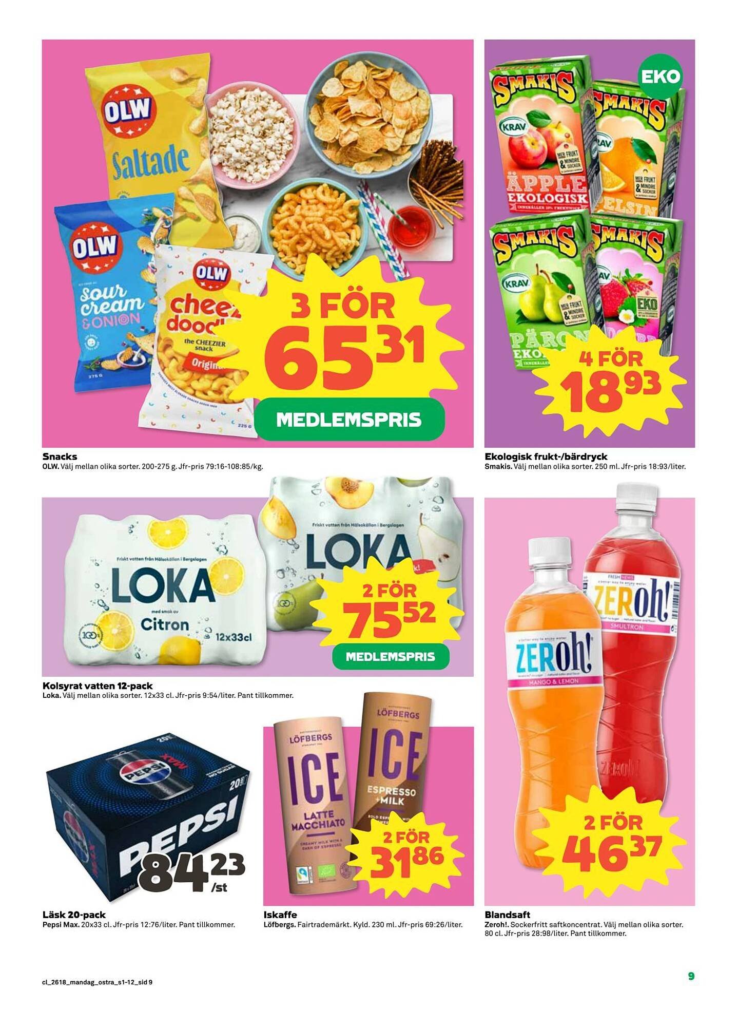 Coop Daglivs reklamblad