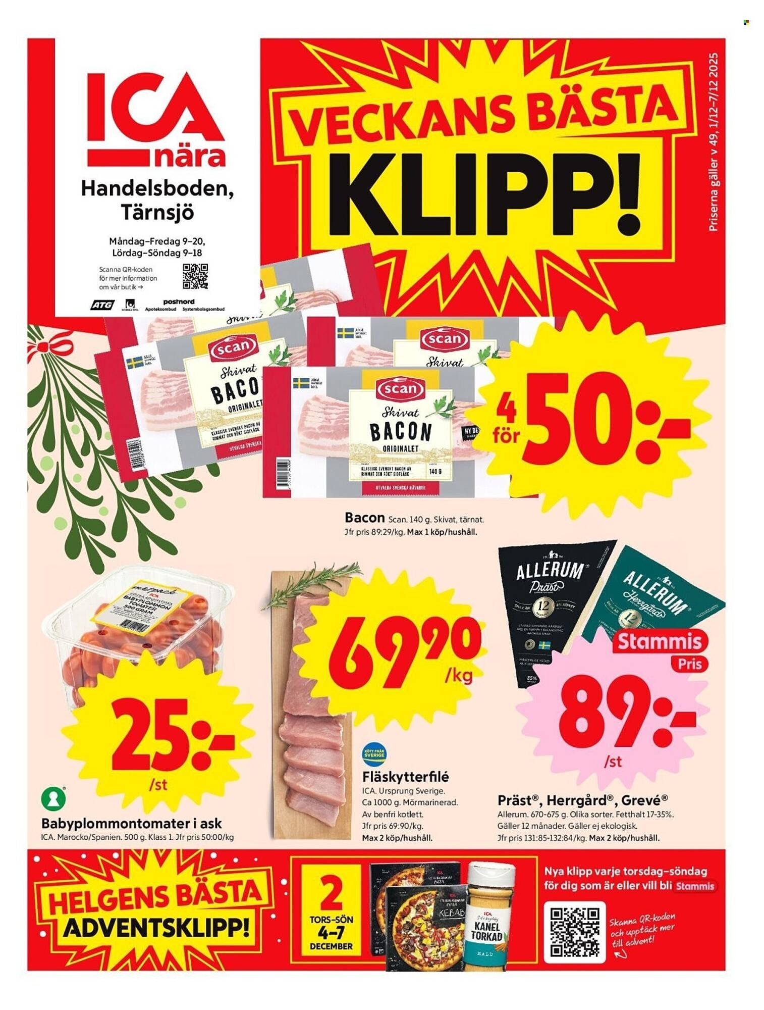 ICA Supermarket reklamblad (2025-12-01 - 2025-12-07)