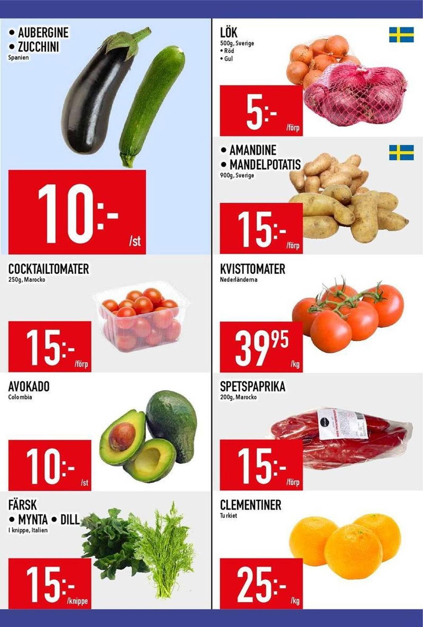 Matdax reklamblad