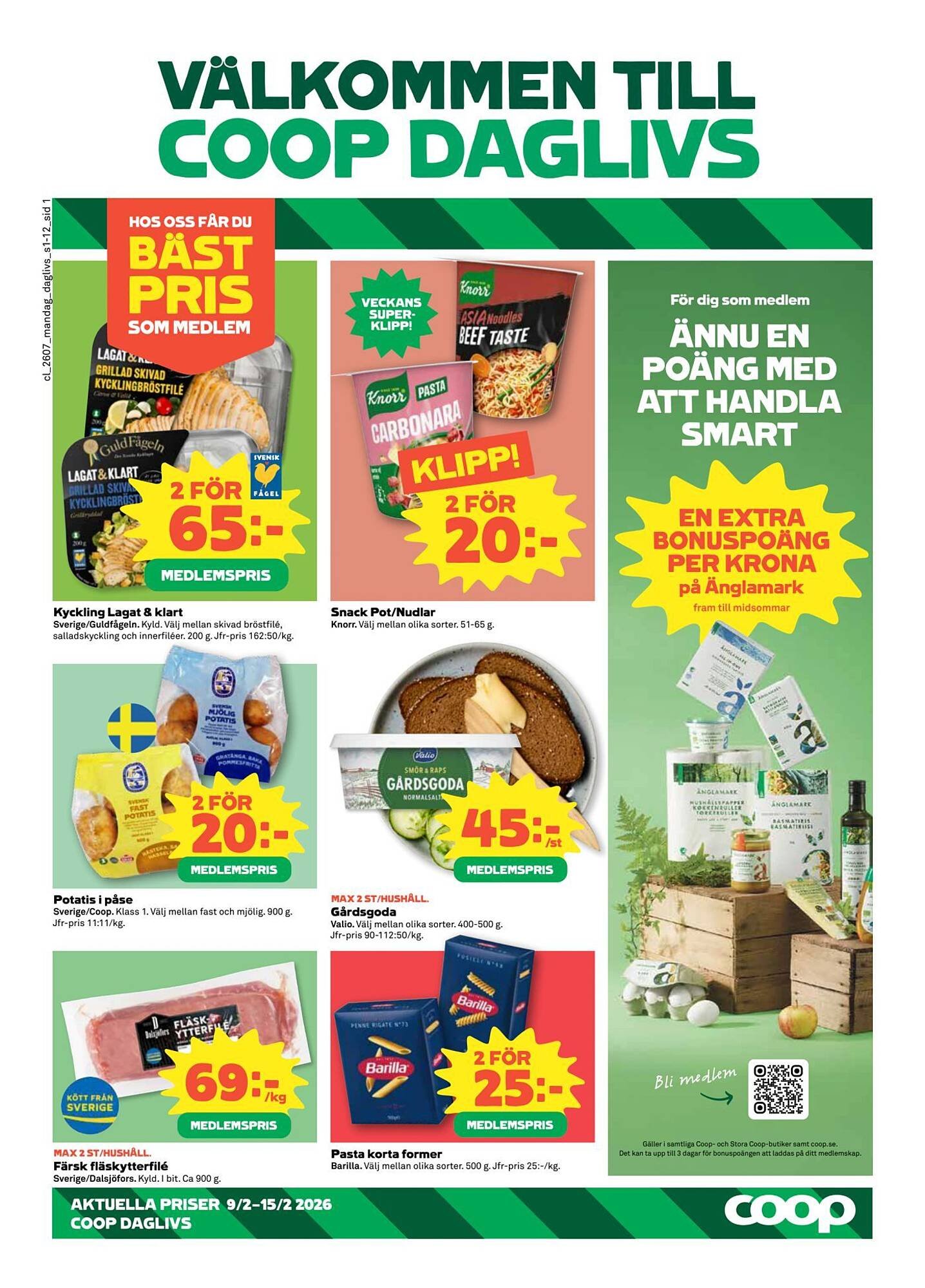 Coop Daglivs reklamblad