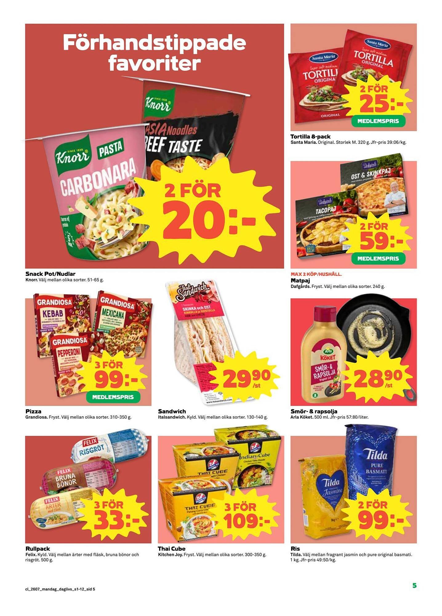 Coop Daglivs reklamblad