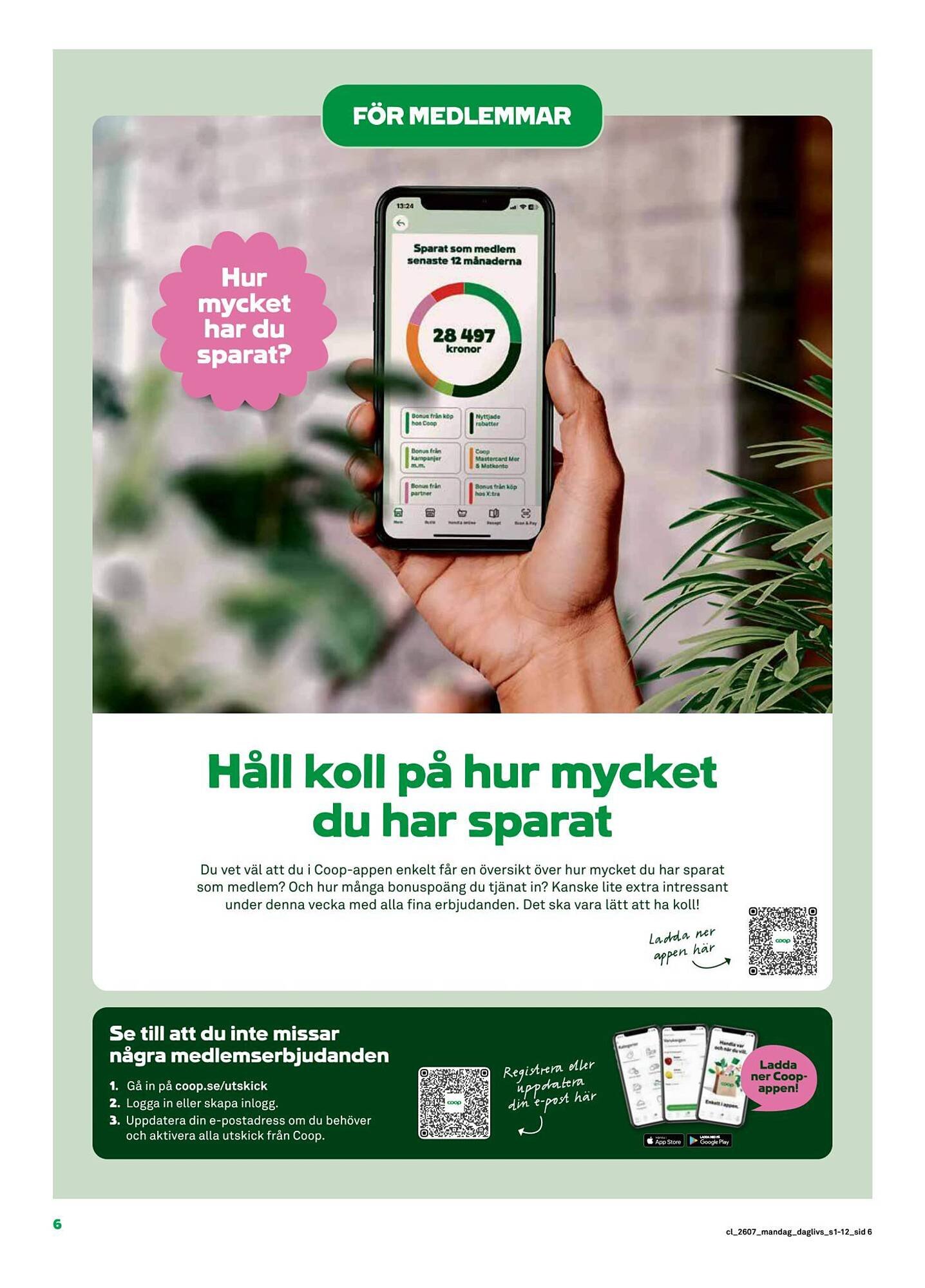 Coop Daglivs reklamblad