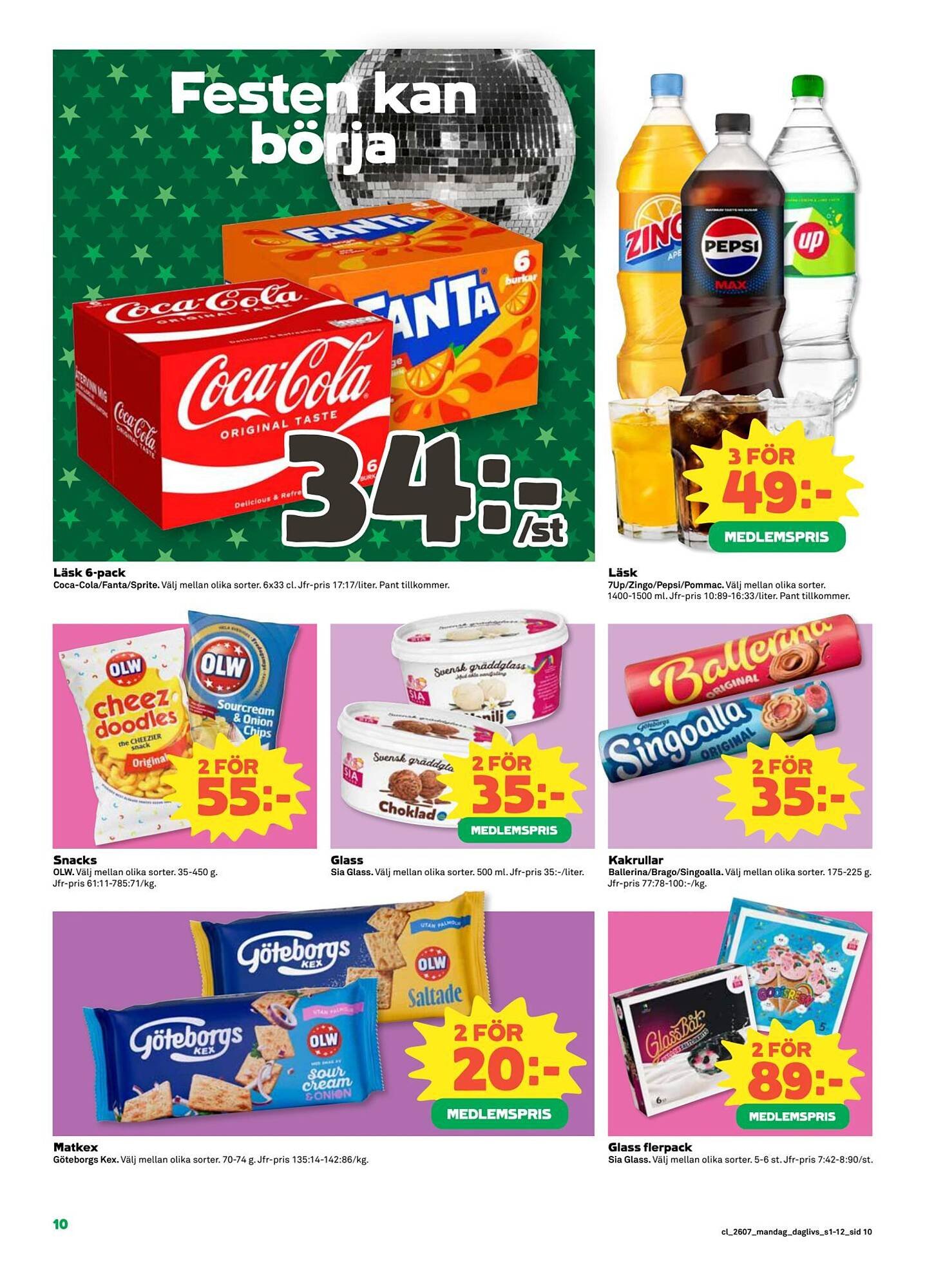 Coop Daglivs reklamblad