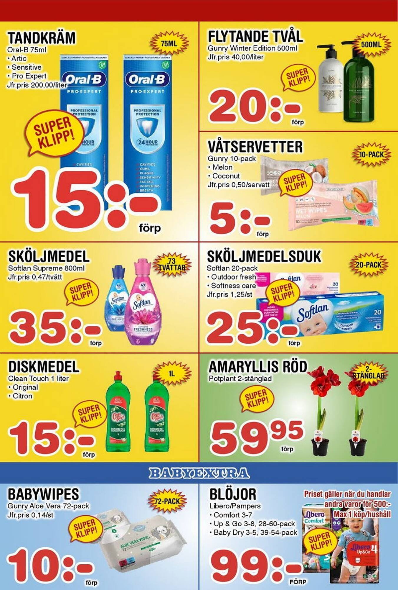 Nya Pulsen reklamblad