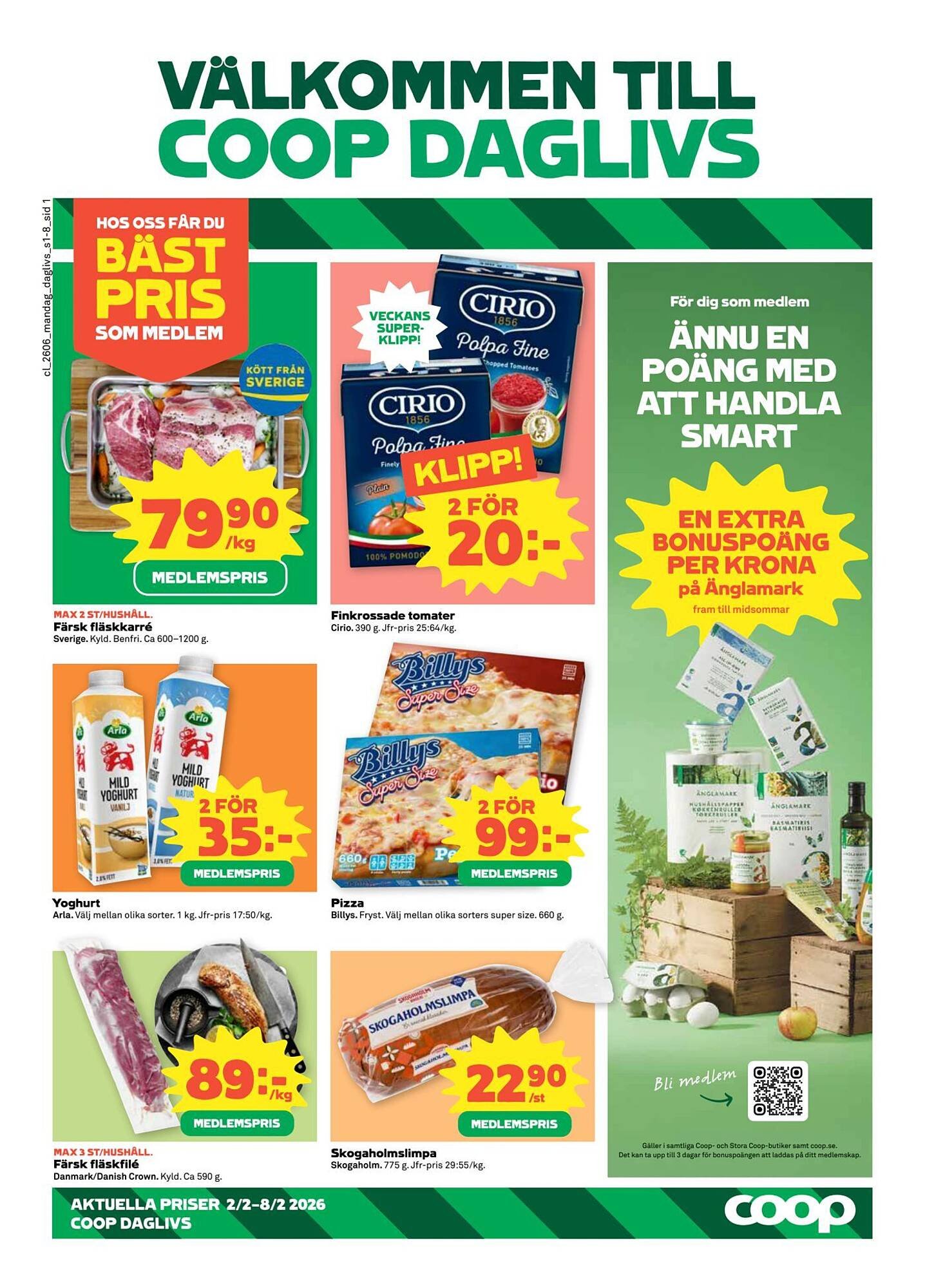 Coop Daglivs reklamblad