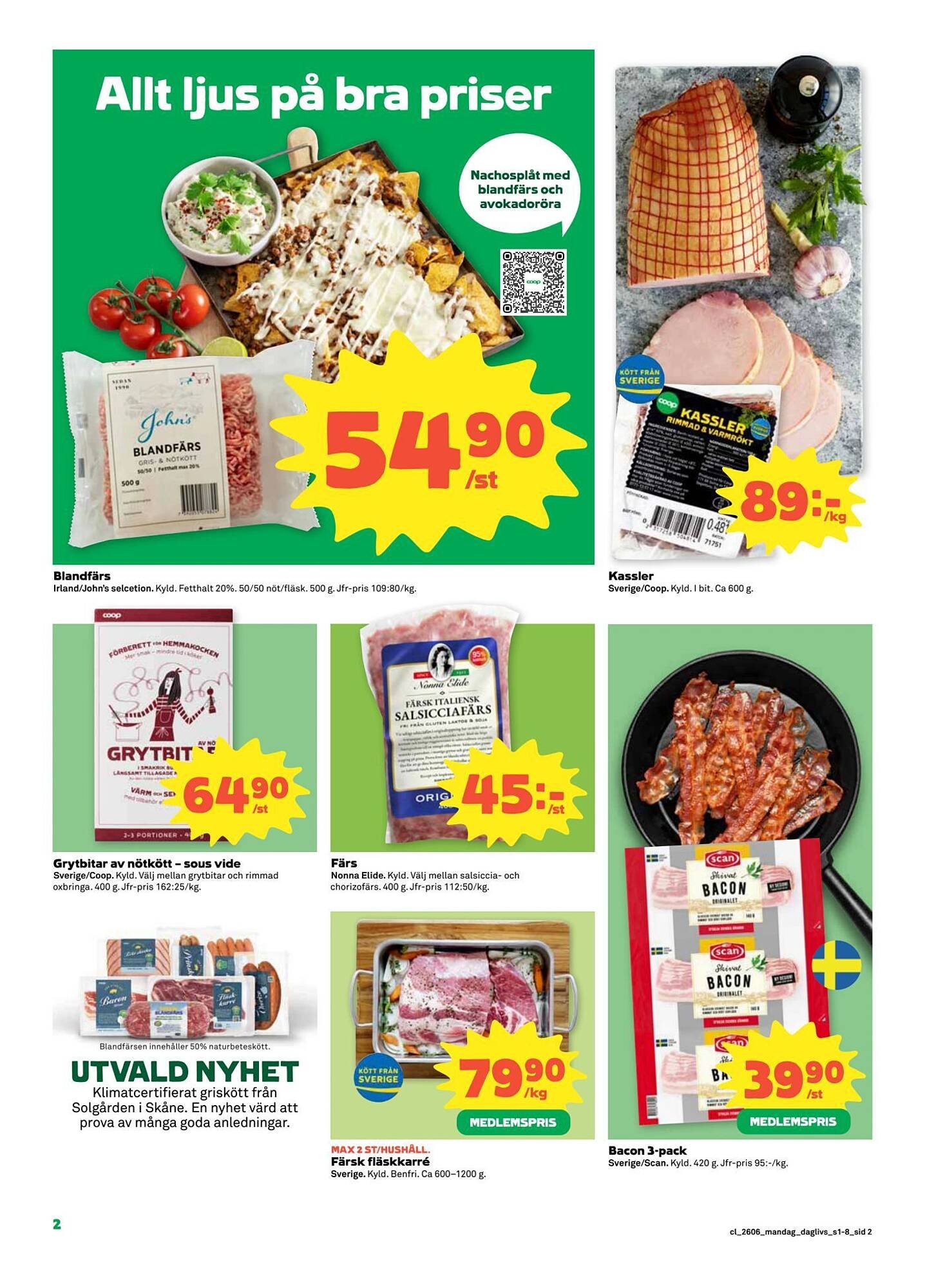 Coop Daglivs reklamblad