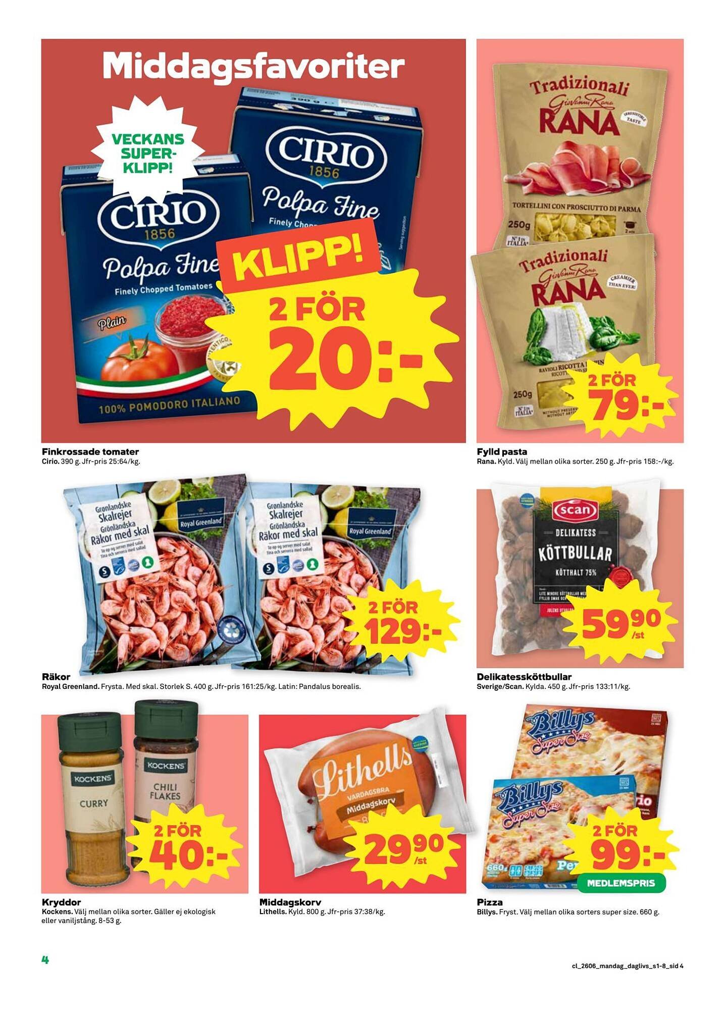 Coop Daglivs reklamblad