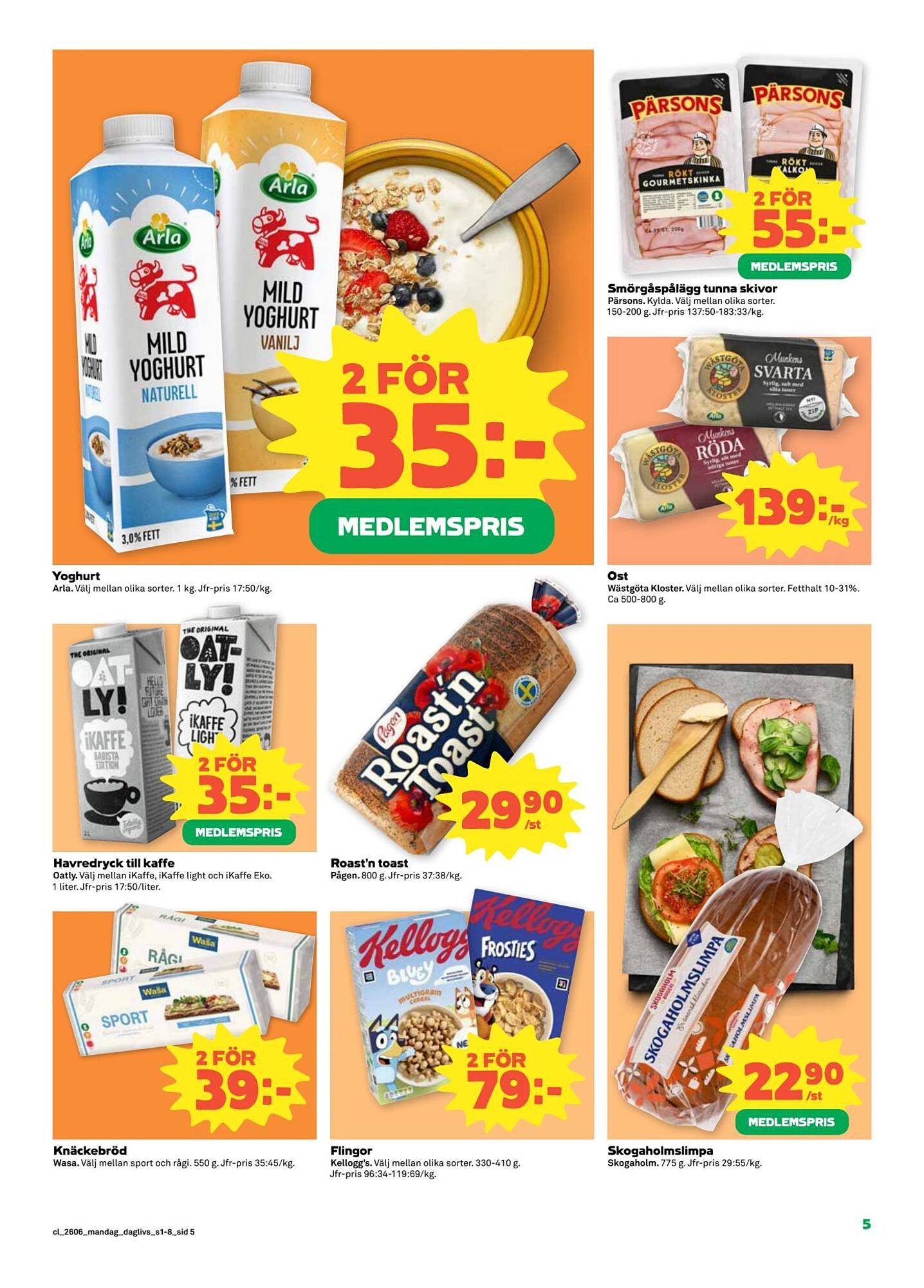 Coop Daglivs reklamblad