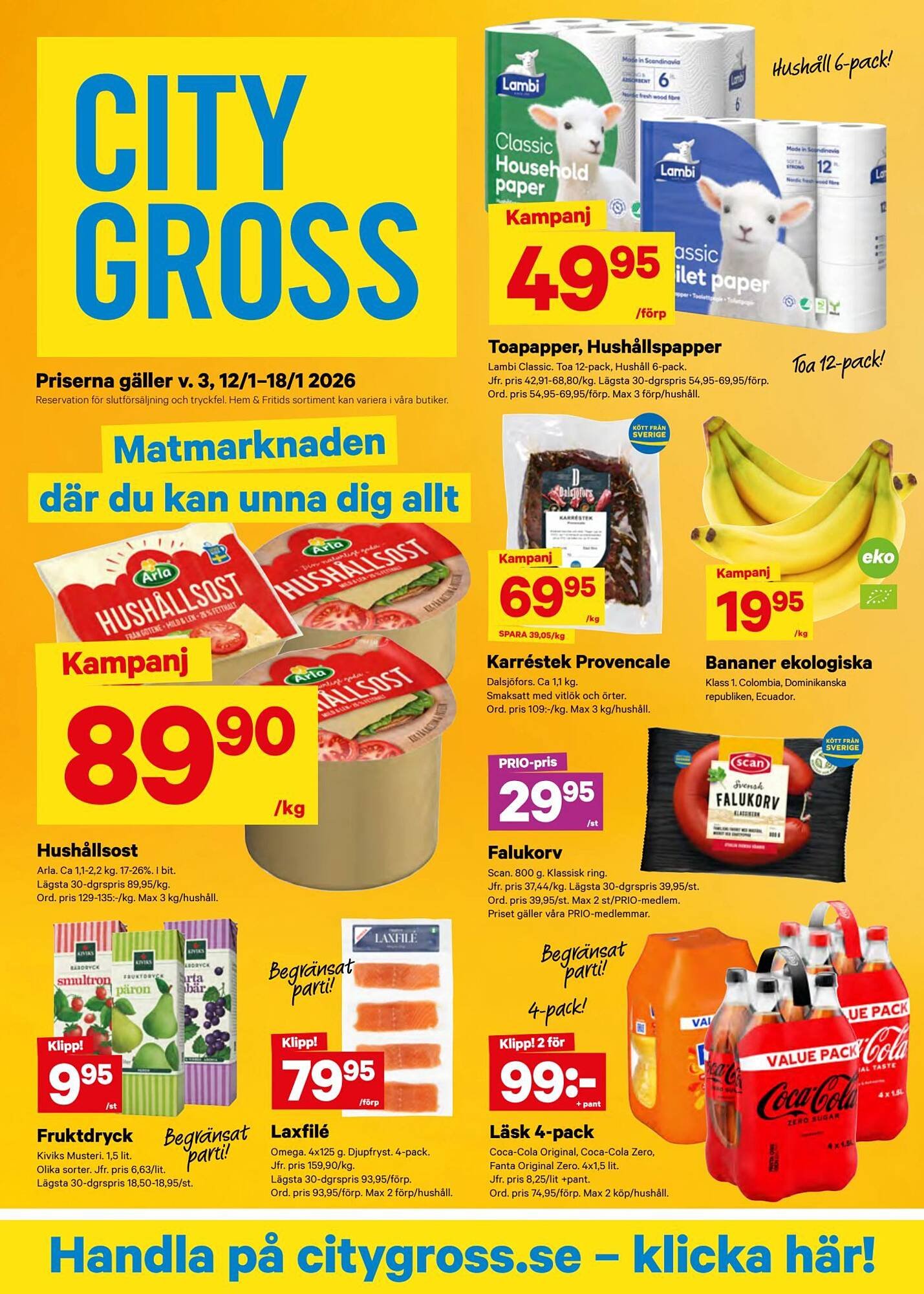 City Gross reklamblad