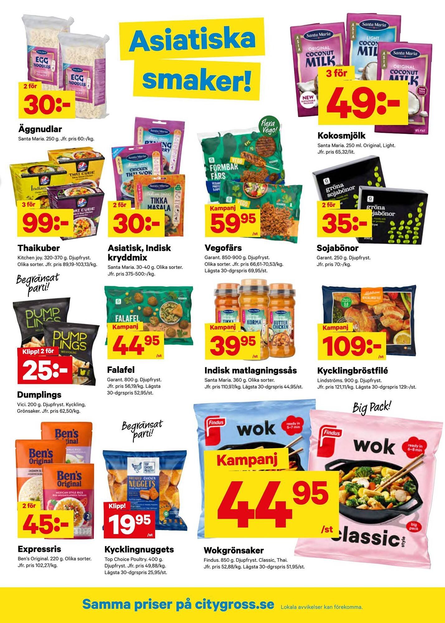 City Gross reklamblad