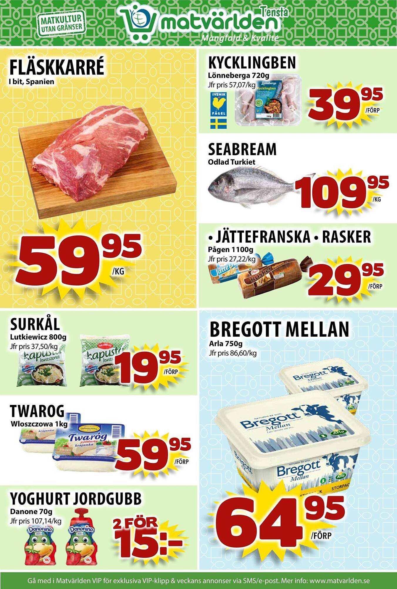 Matvärlden Tensta reklamblad