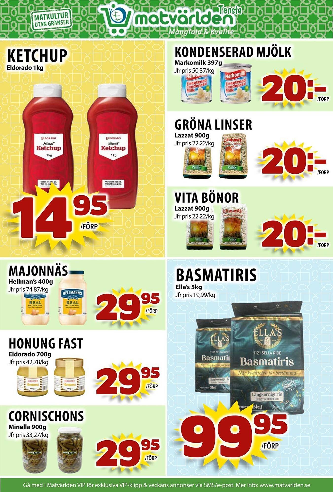 Matvärlden Tensta reklamblad