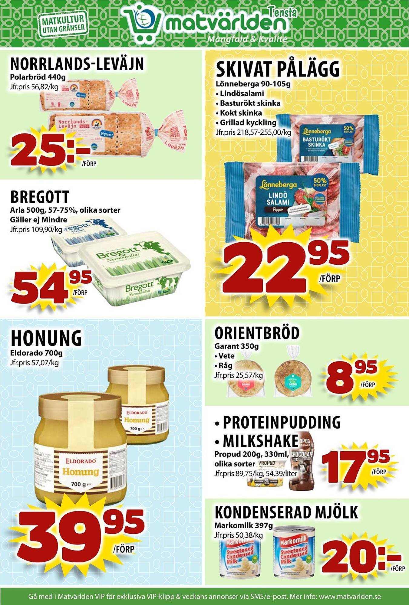 Matvärlden Tensta reklamblad