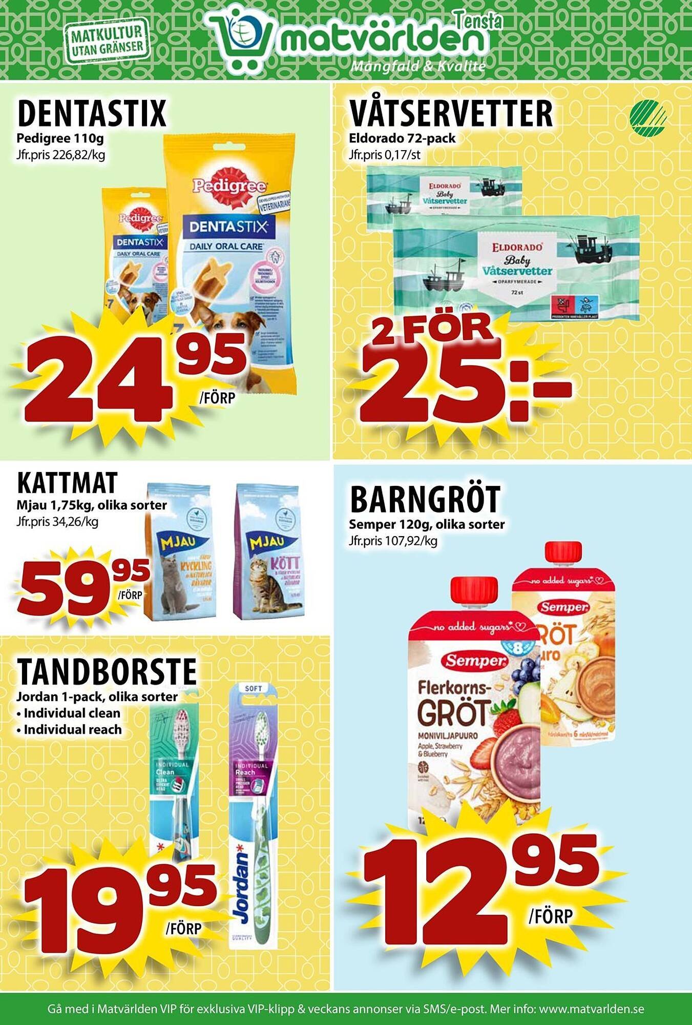 Matvärlden Tensta reklamblad