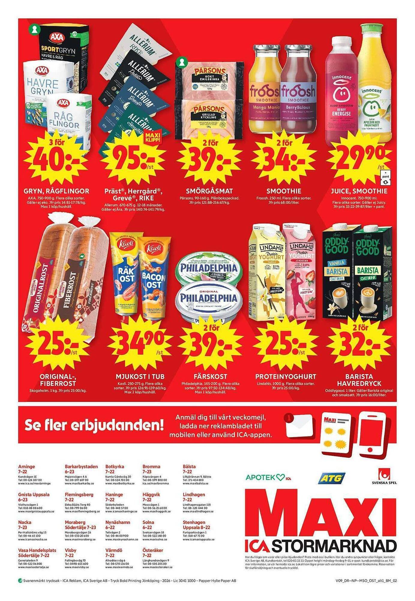 ICA Maxi reklamblad