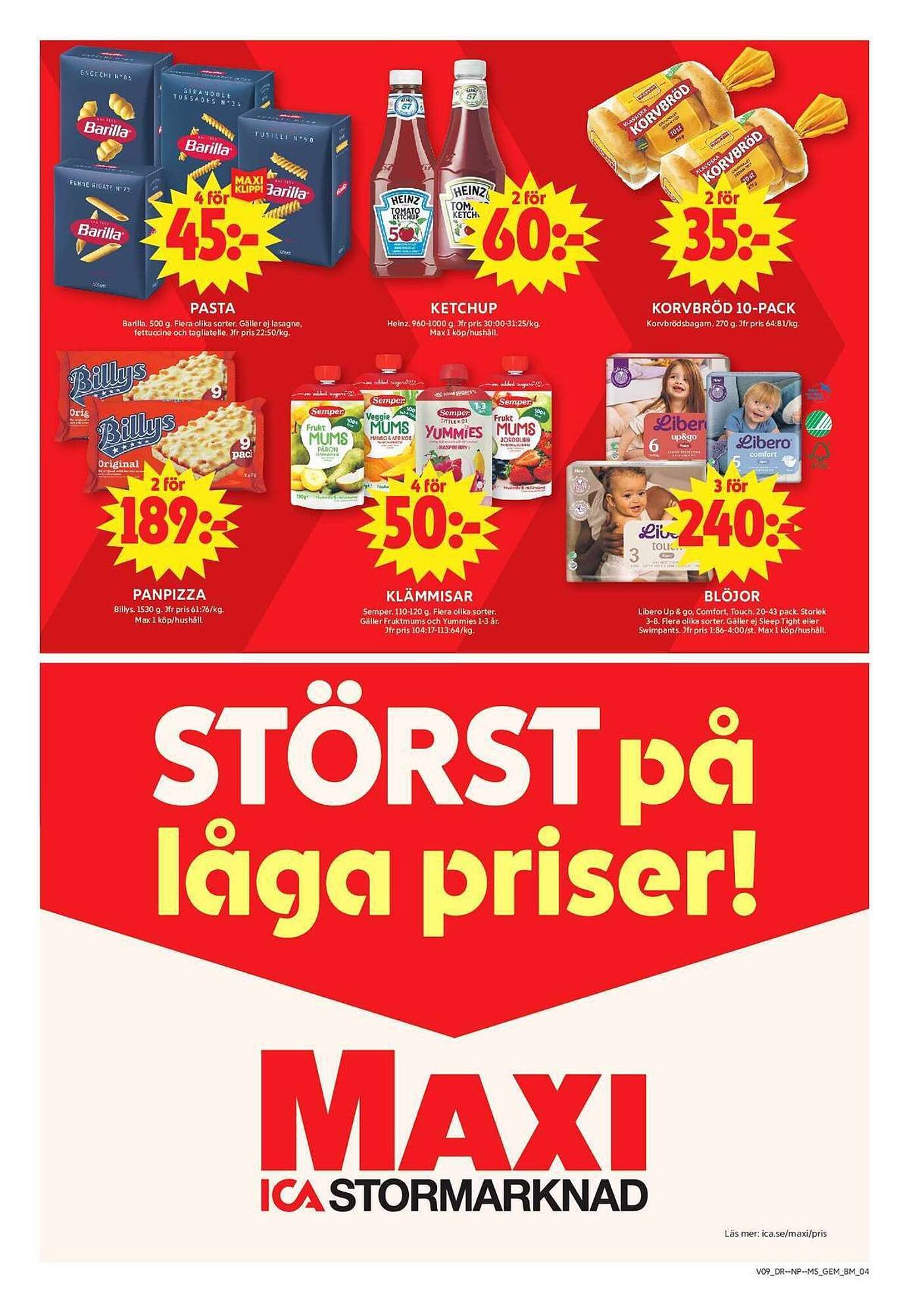 ICA Maxi reklamblad