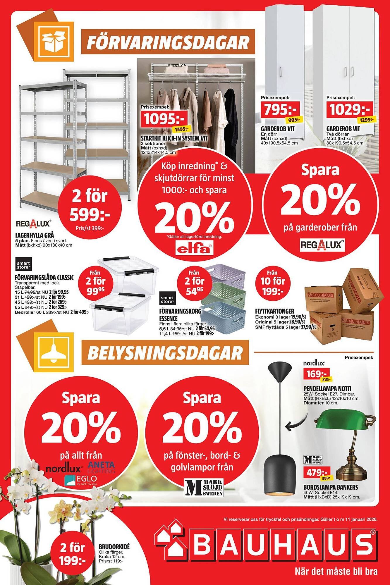 Bauhaus reklamblad (2026-01-03 - 2026-01-12)