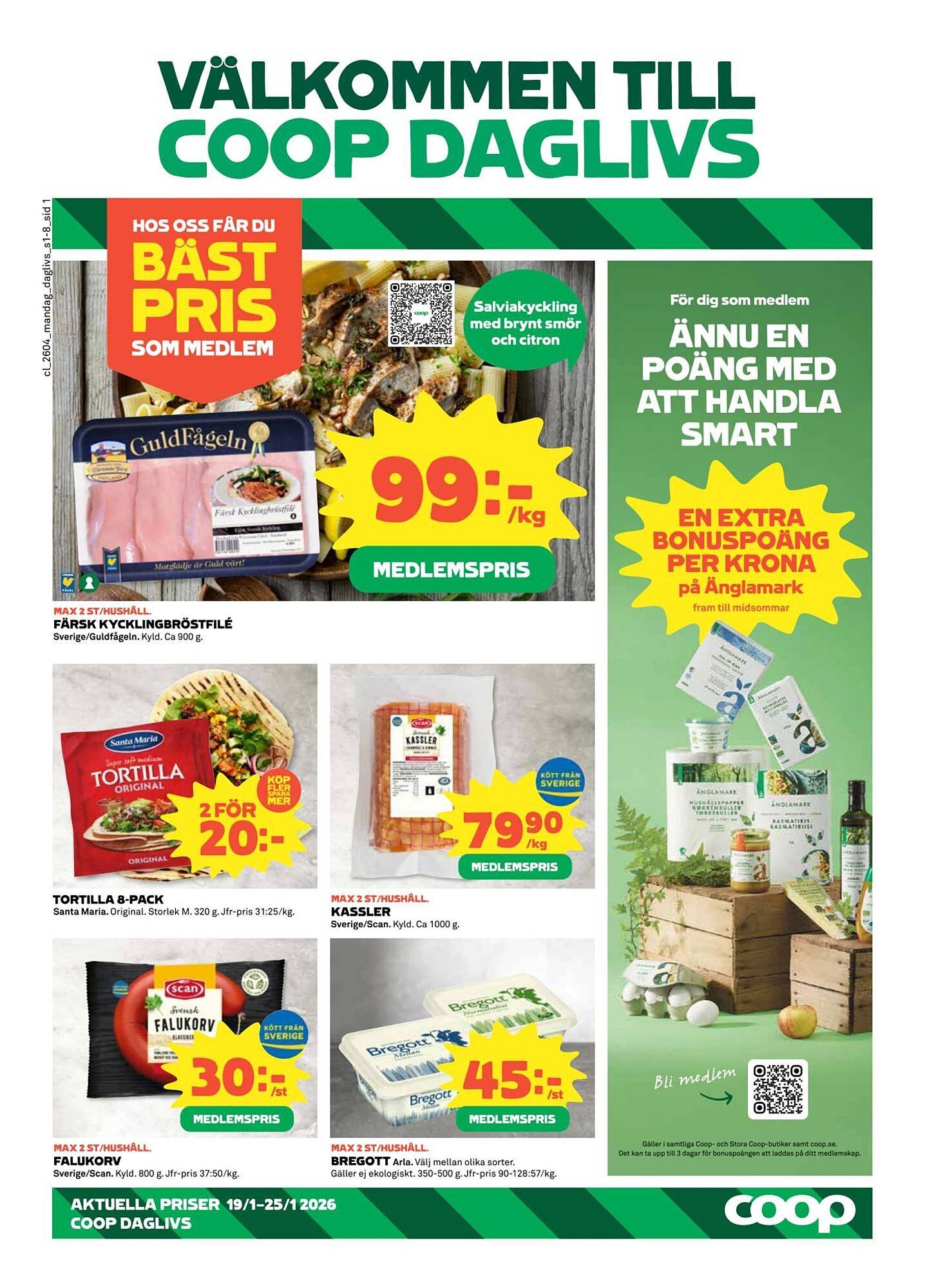 Coop Daglivs reklamblad