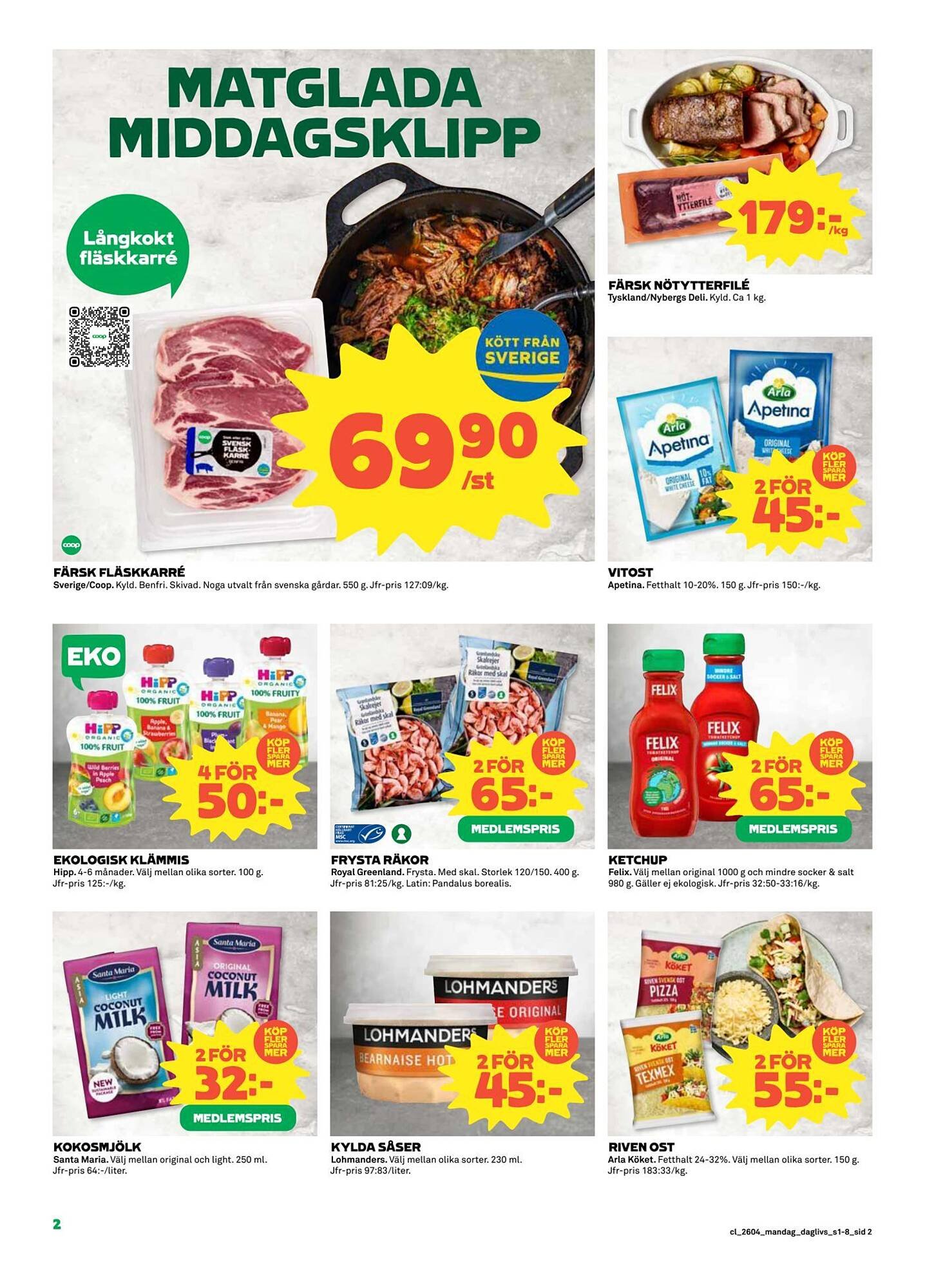 Coop Daglivs reklamblad