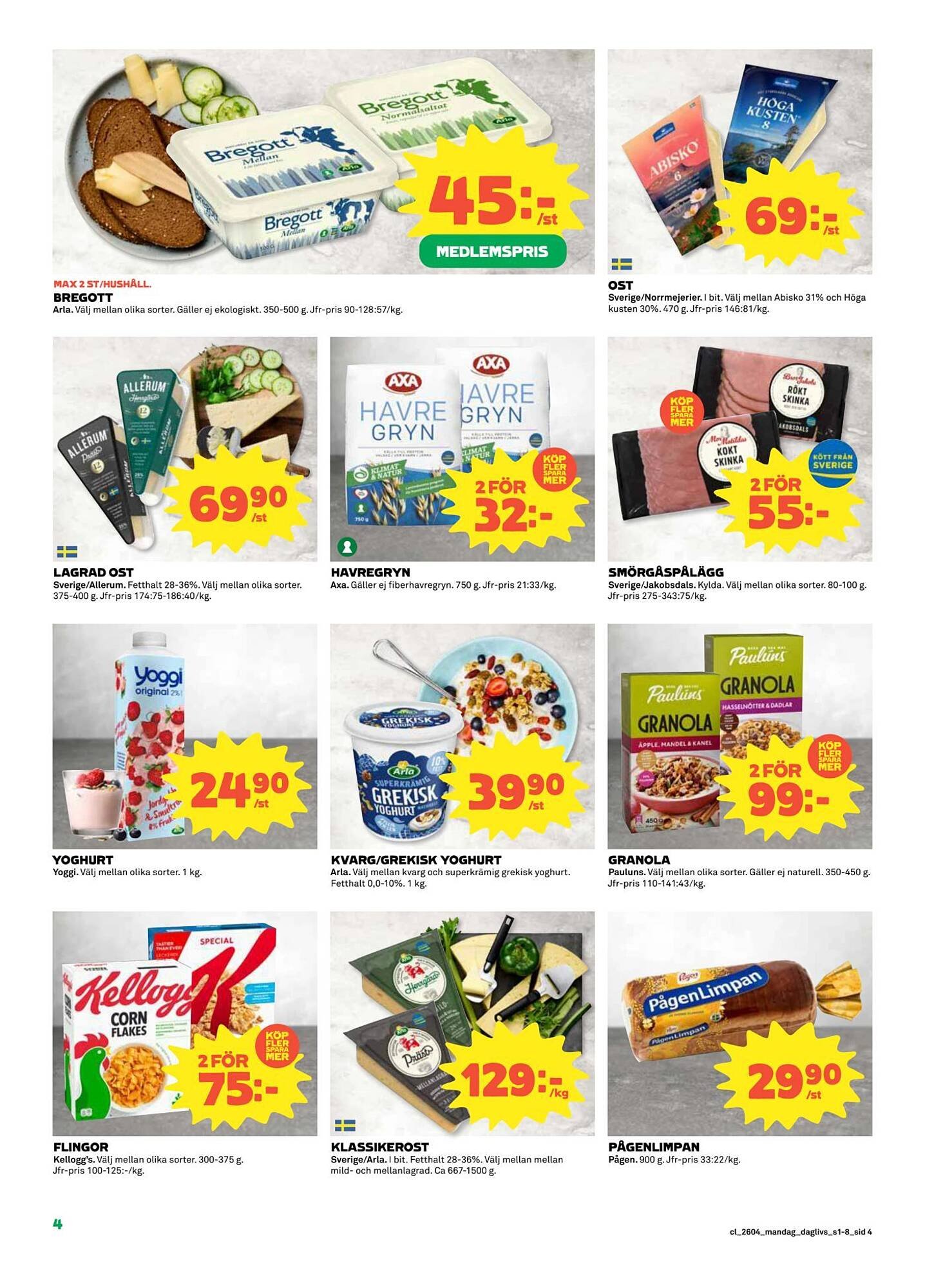 Coop Daglivs reklamblad