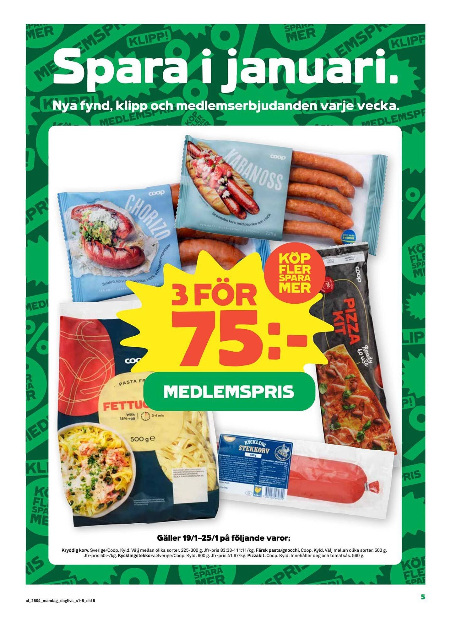 Coop Daglivs reklamblad