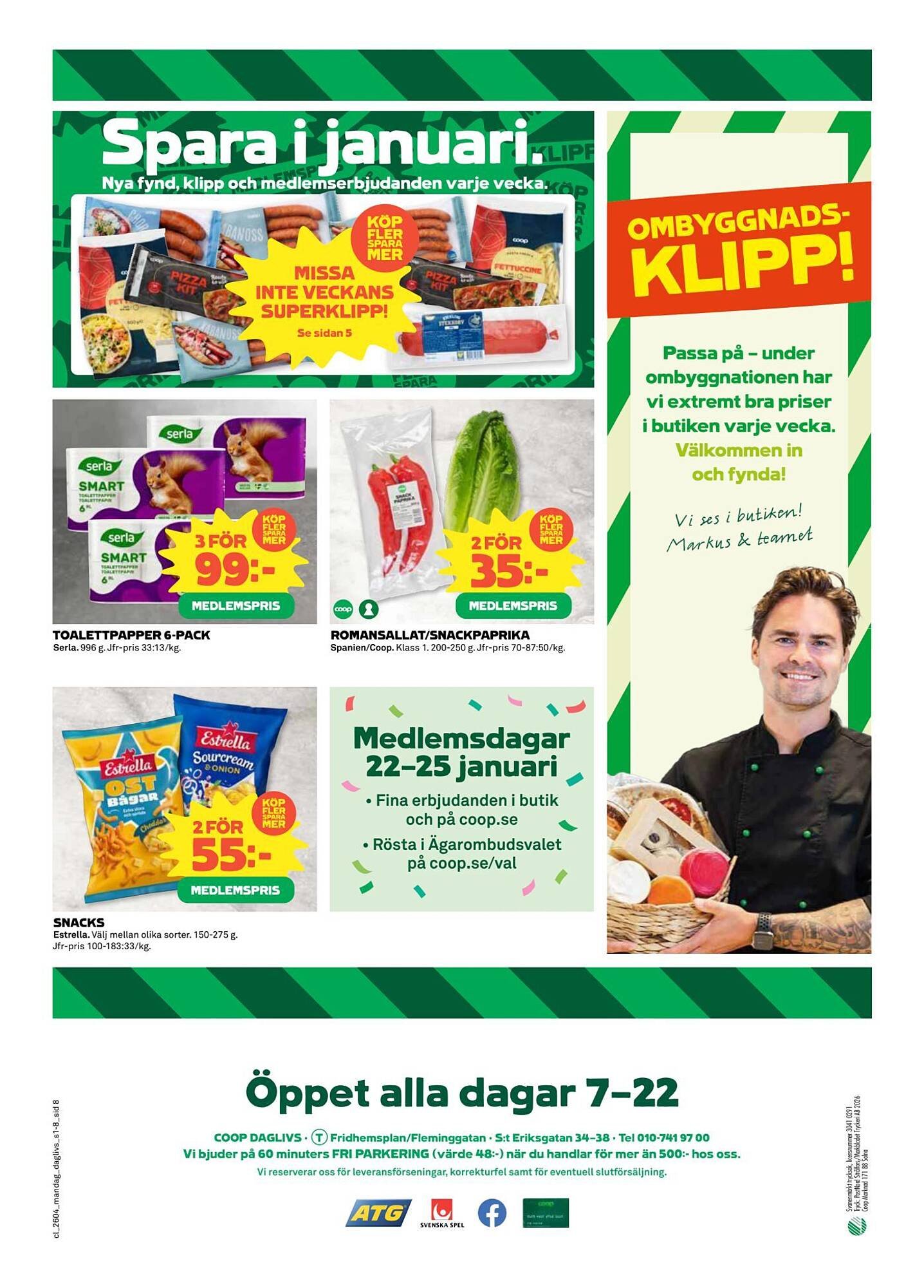 Coop Daglivs reklamblad