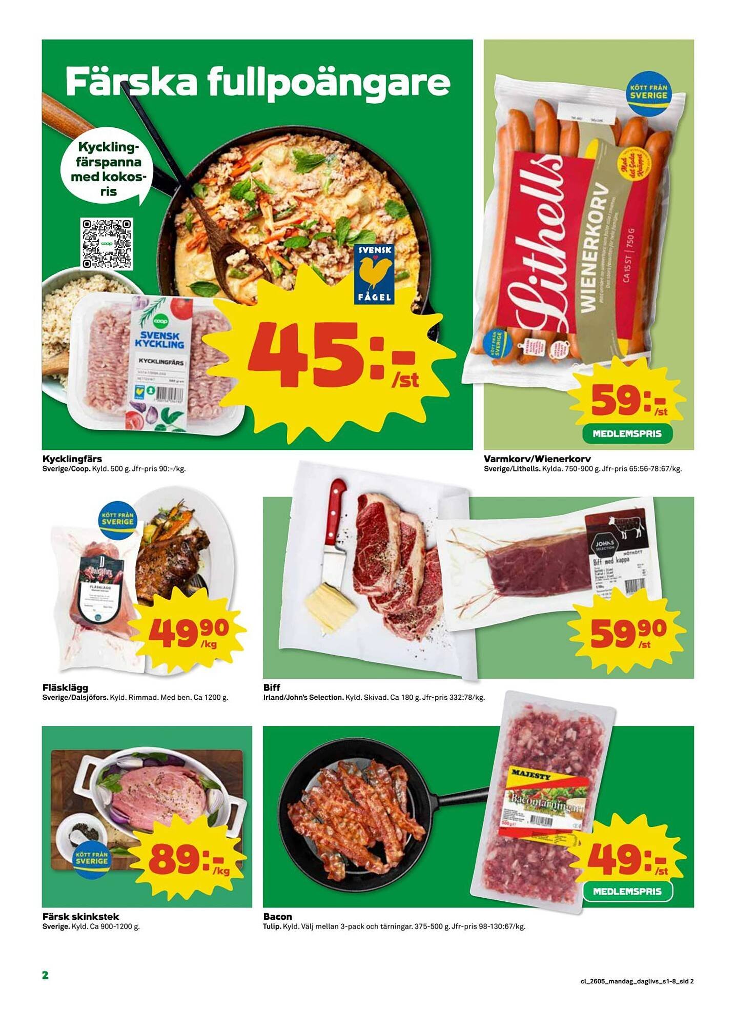 Coop Daglivs reklamblad