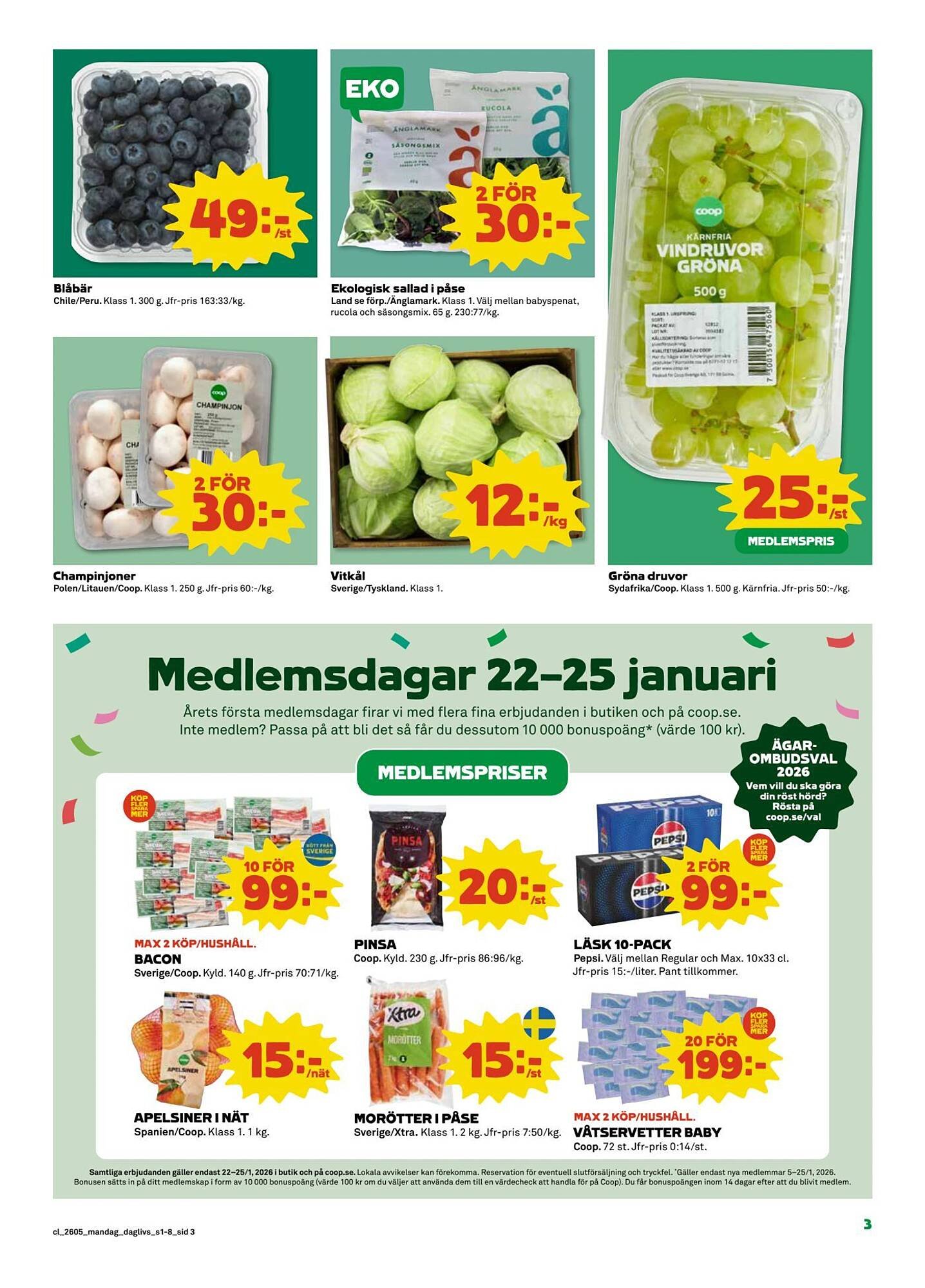 Coop Daglivs reklamblad