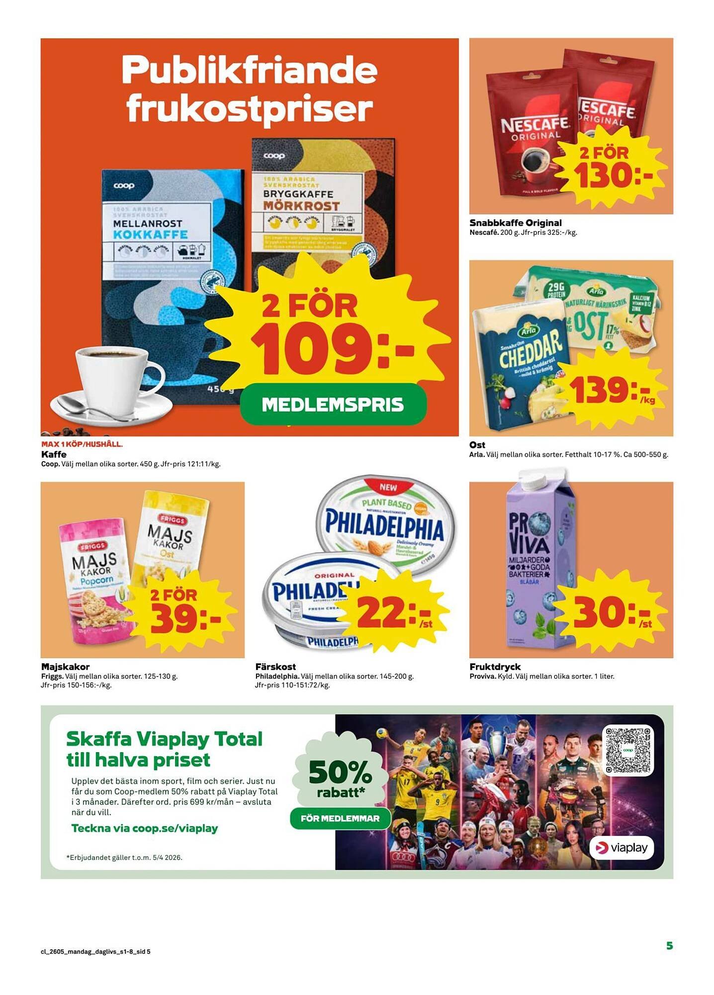 Coop Daglivs reklamblad