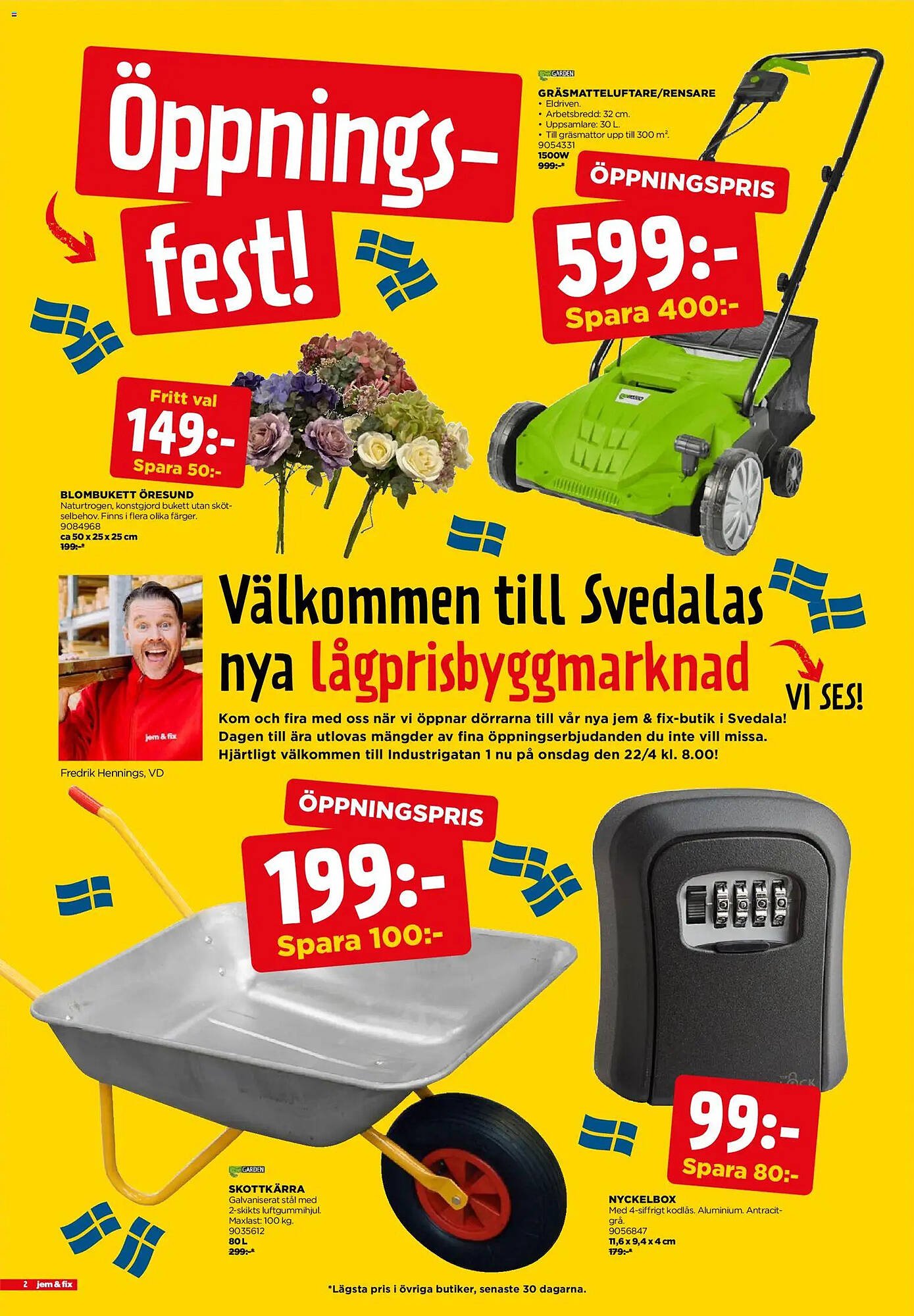 Jem&amp;Fix reklamblad