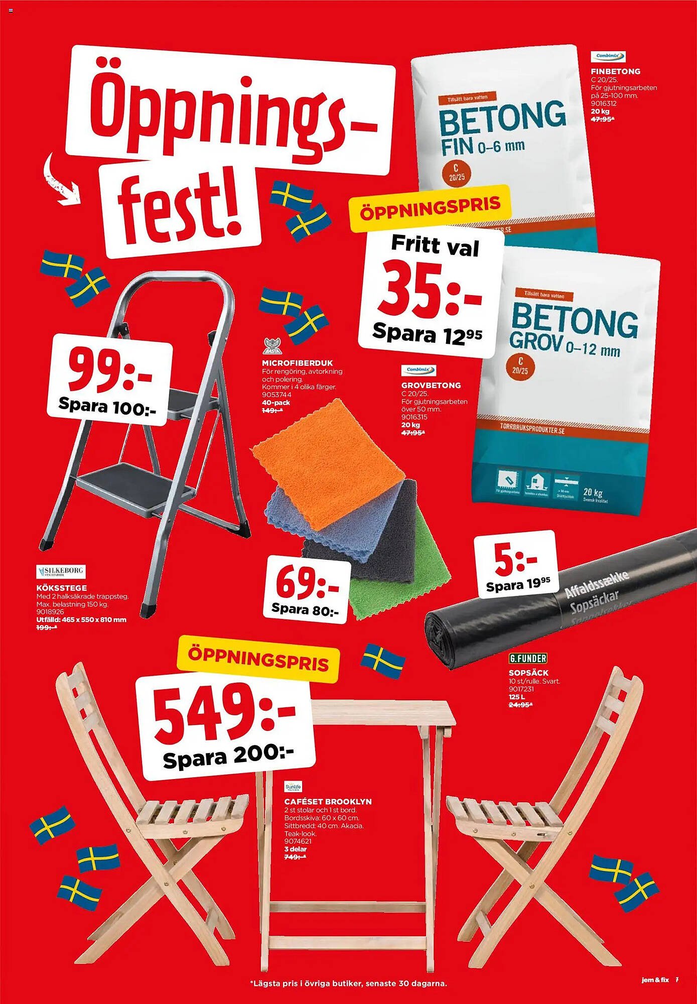 Jem&amp;Fix reklamblad