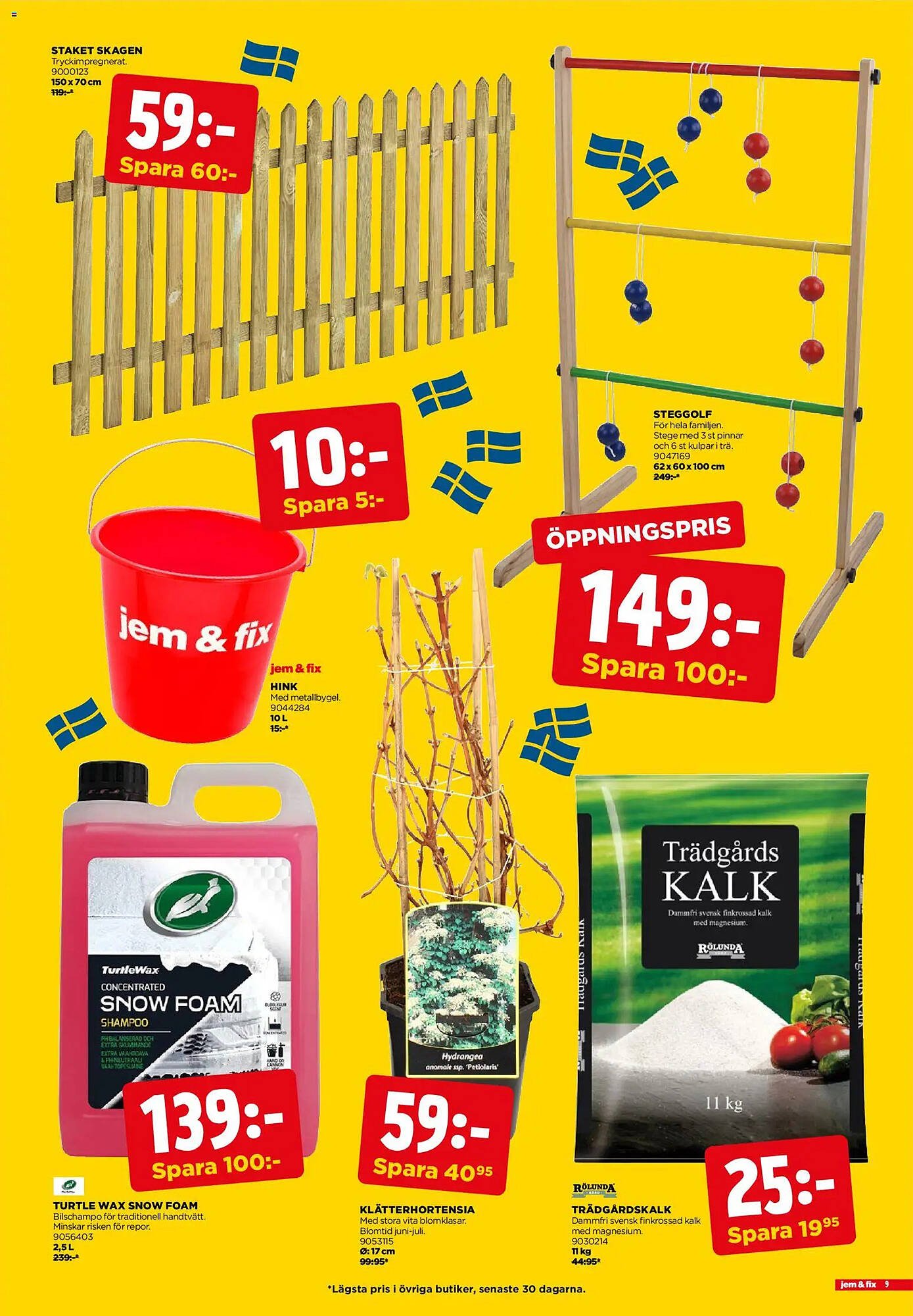Jem&amp;Fix reklamblad