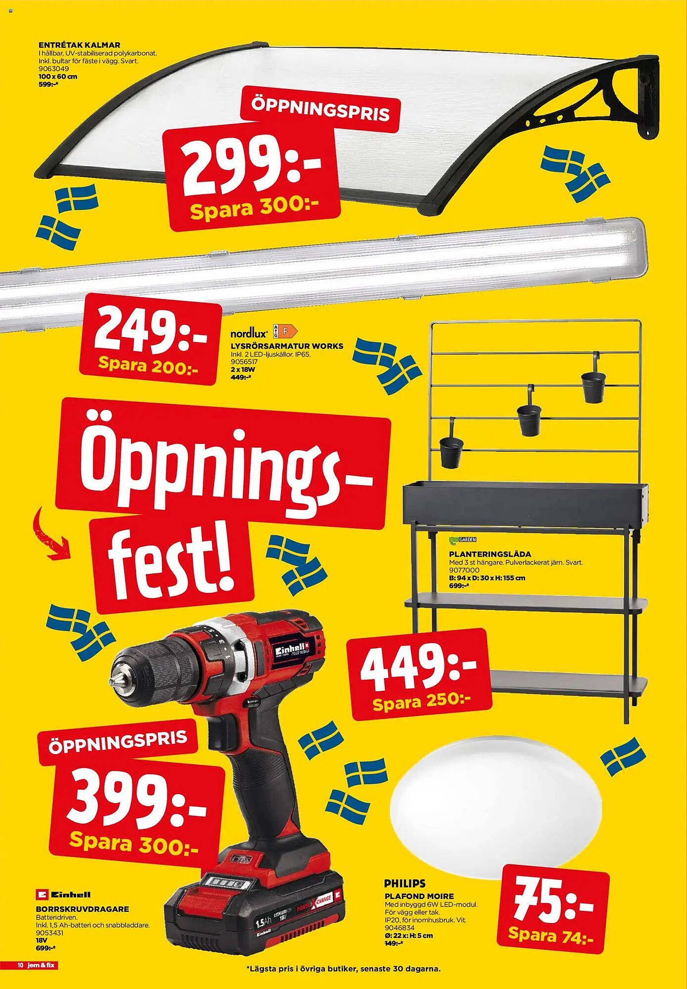 Jem&amp;Fix reklamblad