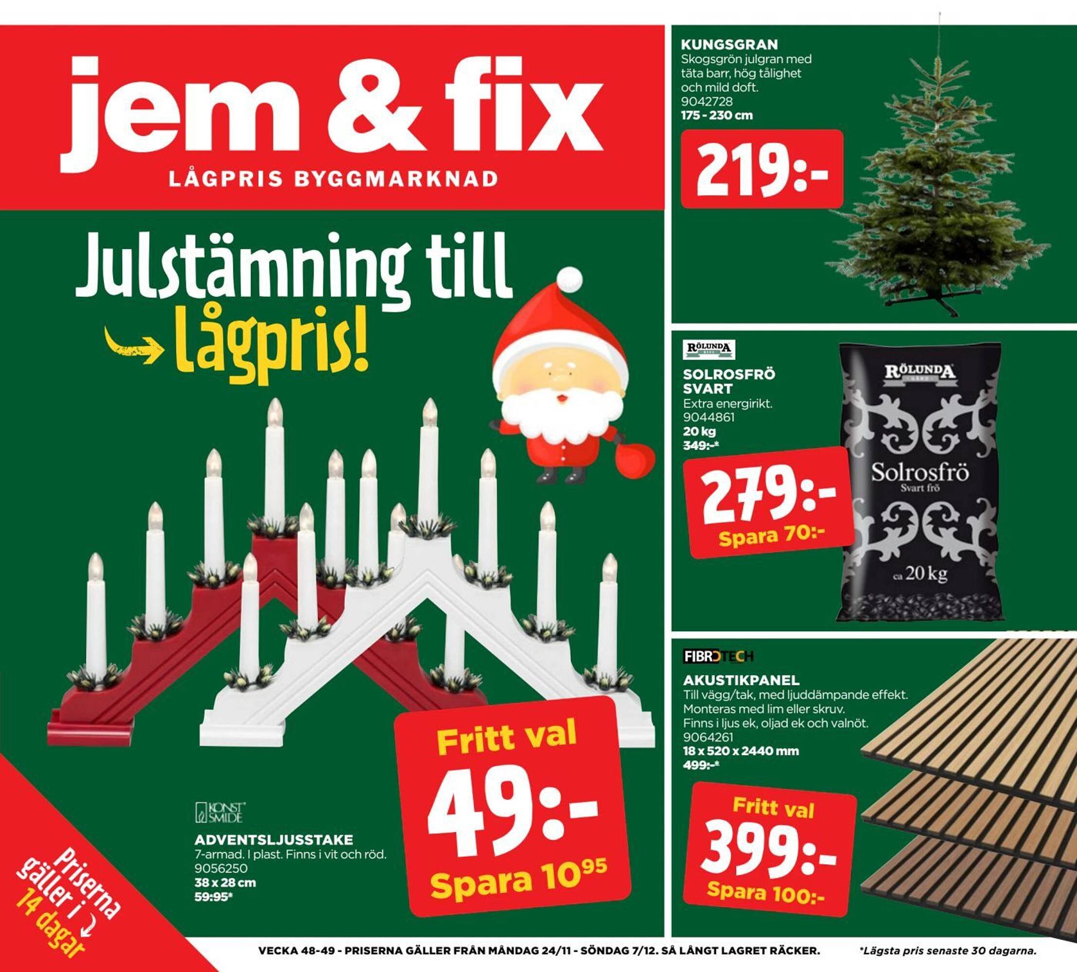 Jem&amp;Fix reklamblad