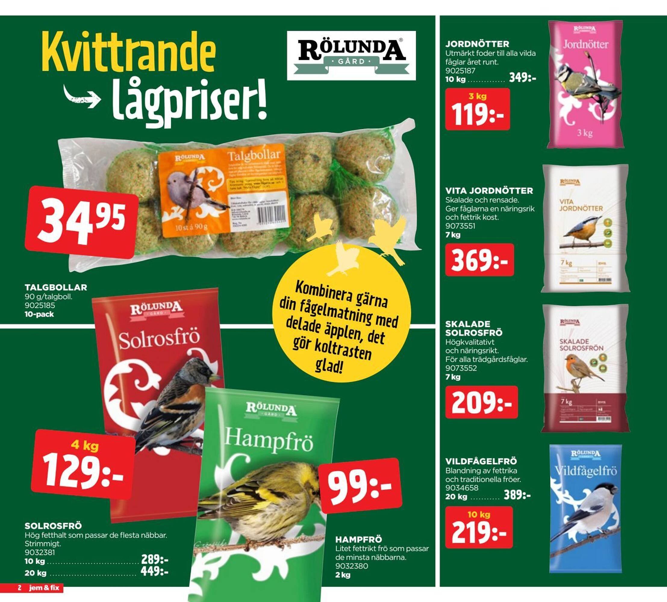 Jem&amp;Fix reklamblad