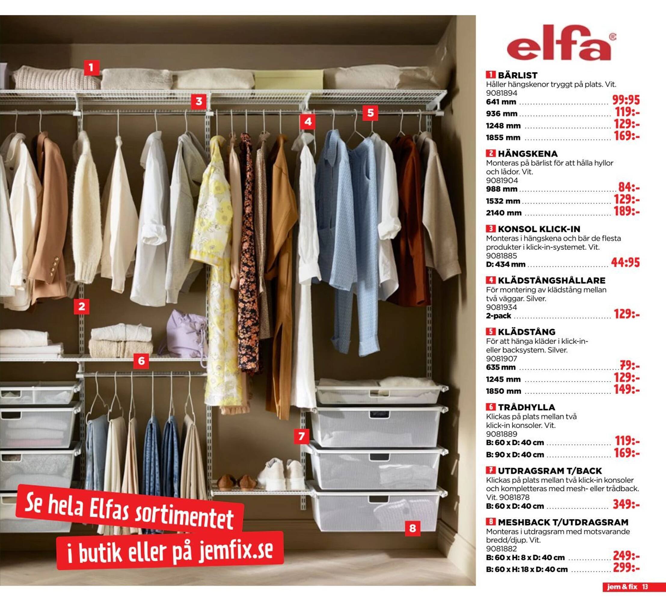 Jem&amp;Fix reklamblad