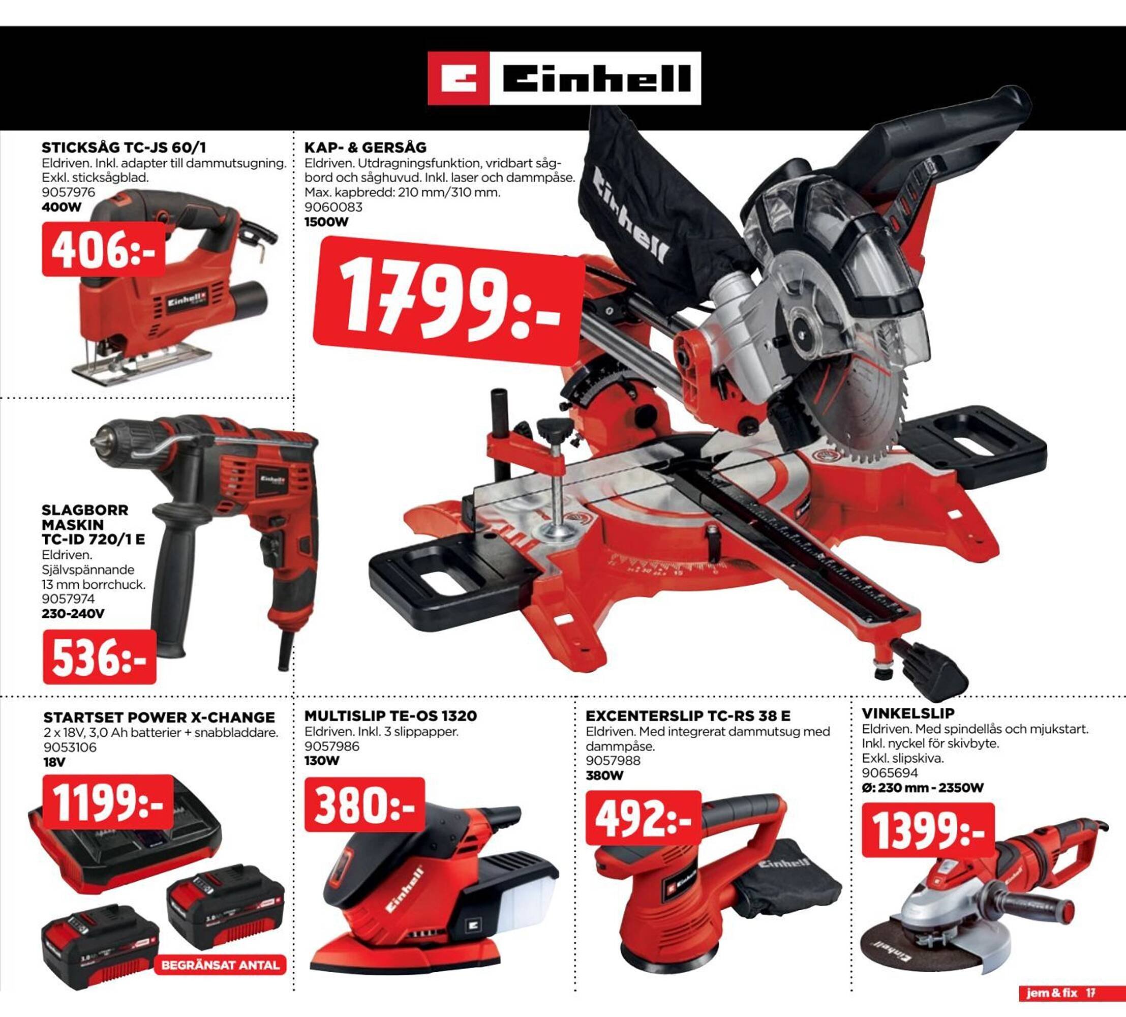 Jem&amp;Fix reklamblad