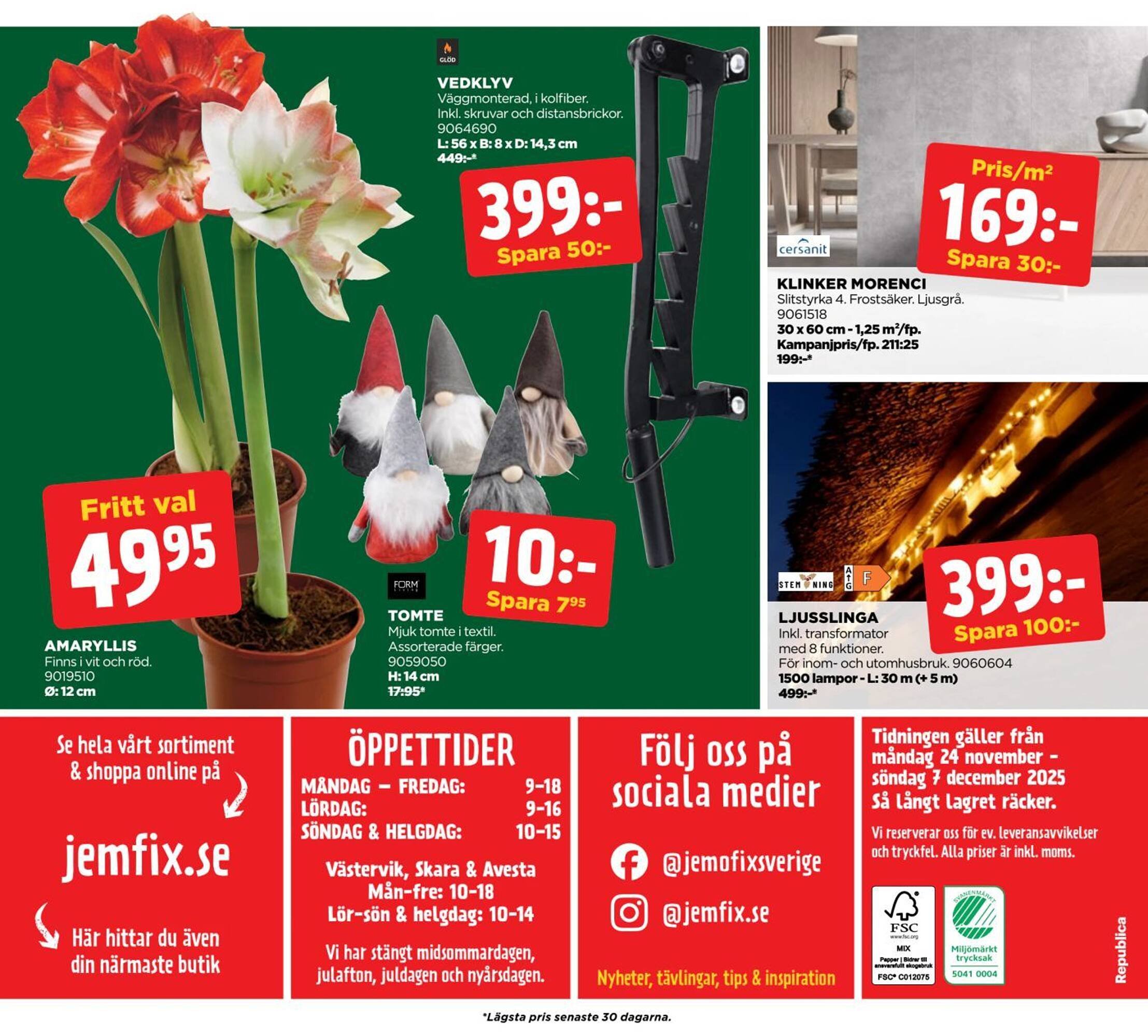 Jem&amp;Fix reklamblad