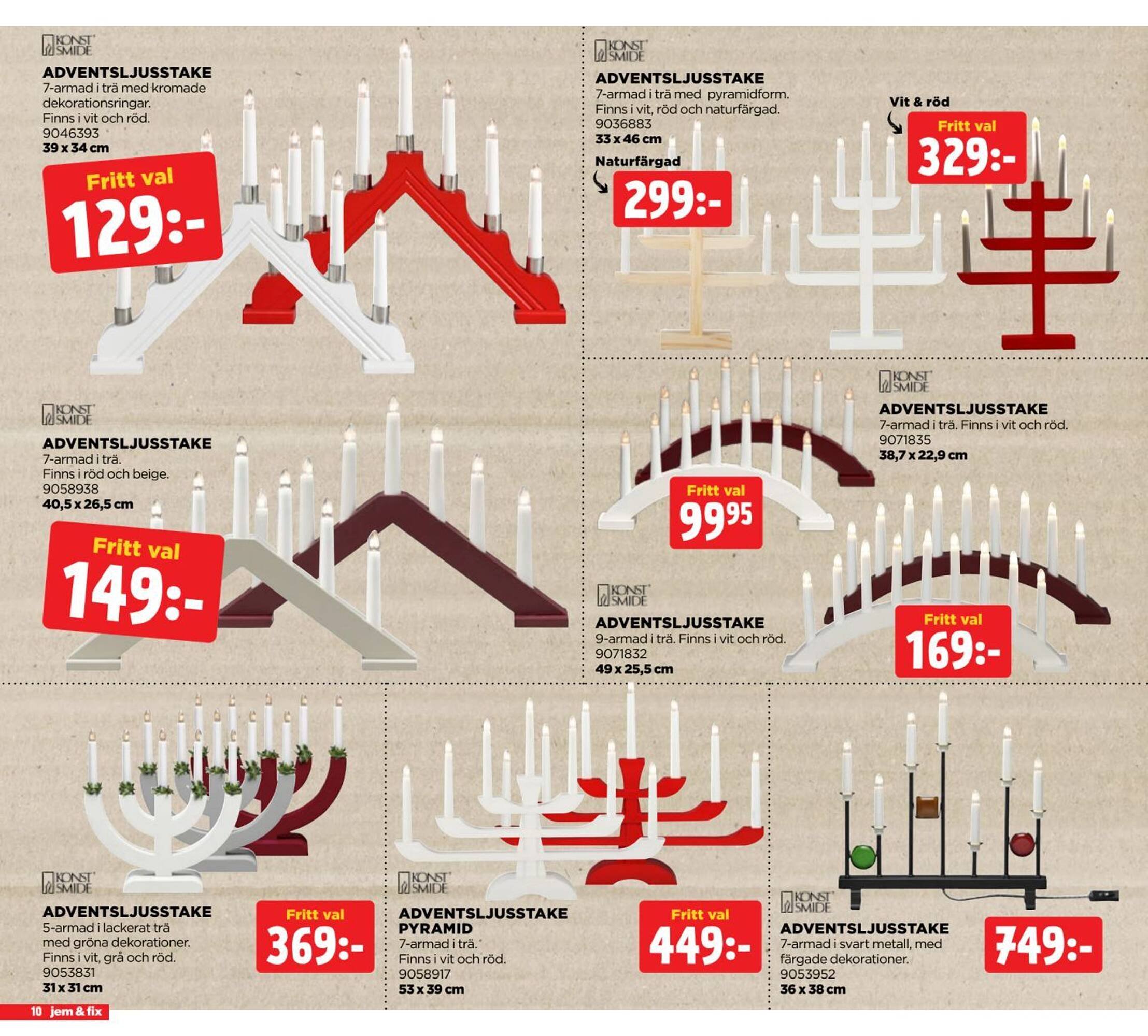 Jem&amp;Fix reklamblad