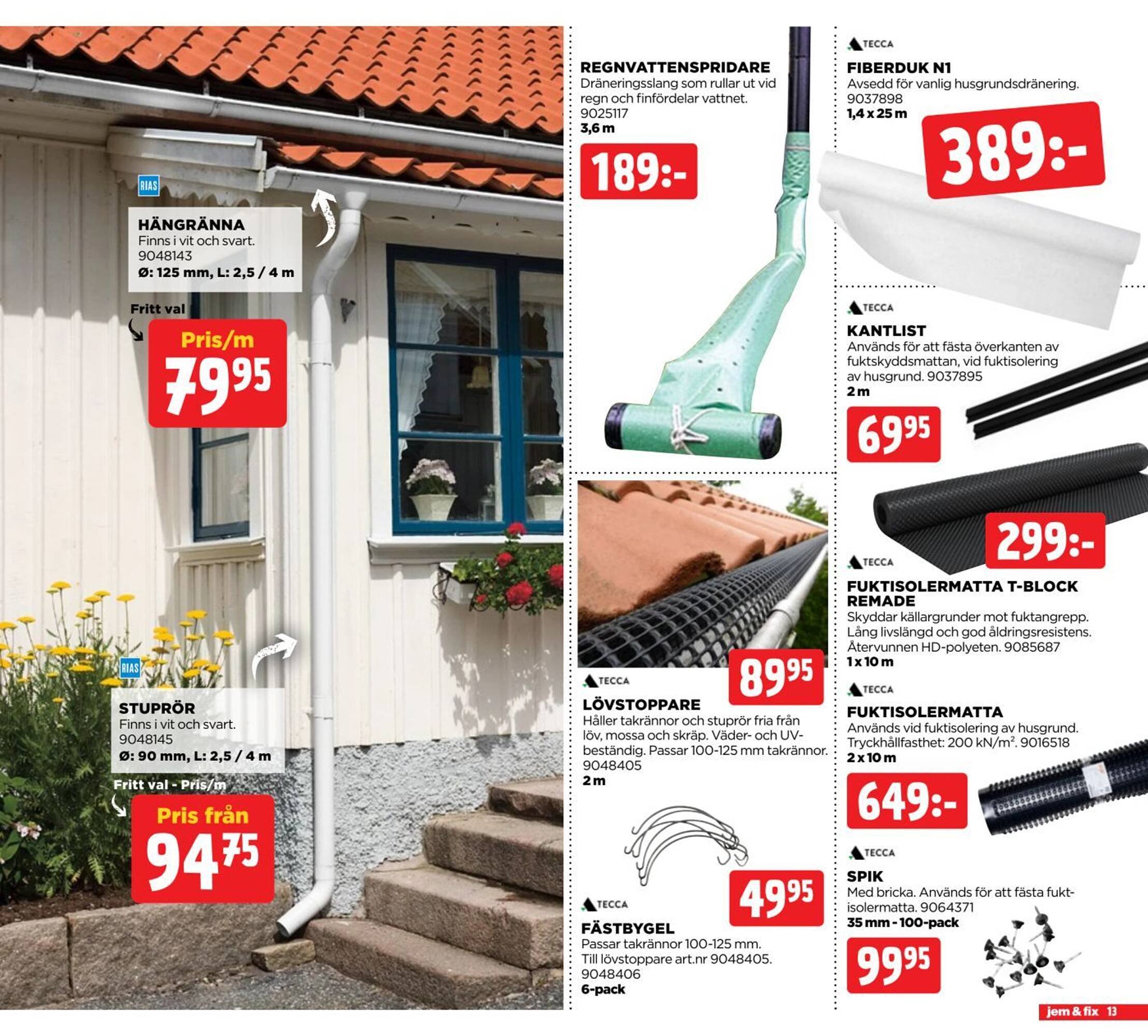Jem&amp;Fix reklamblad