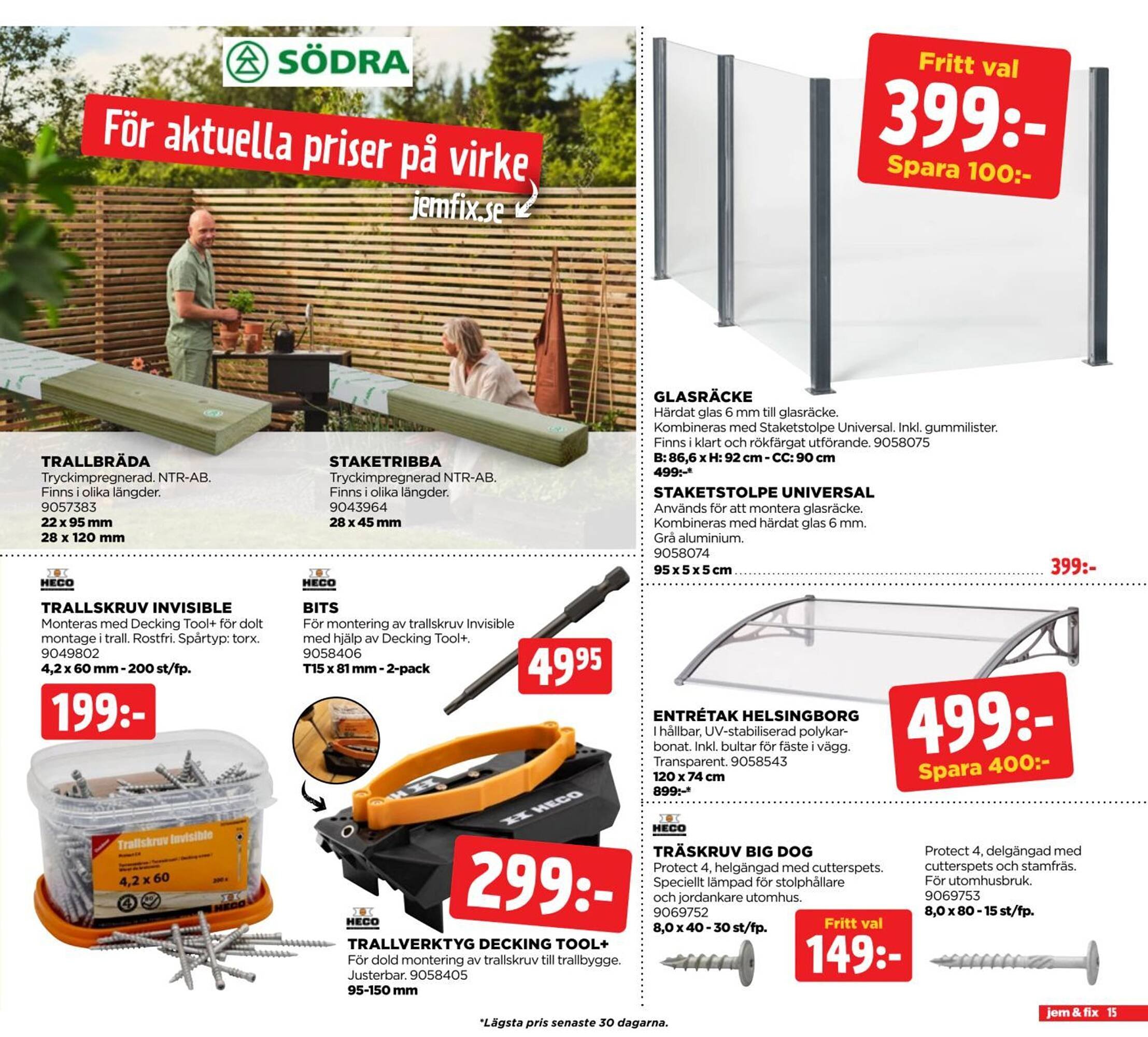 Jem&amp;Fix reklamblad