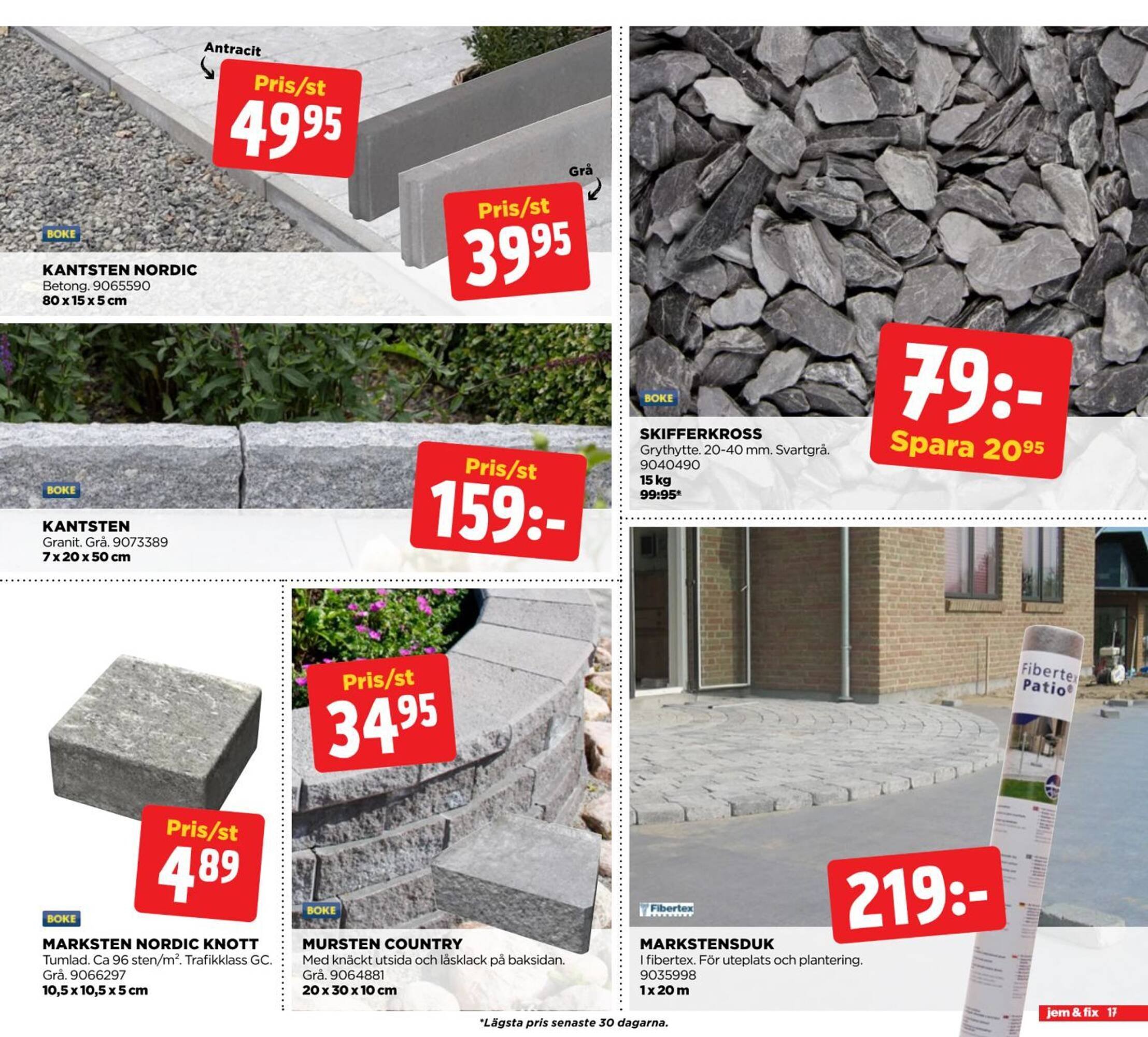 Jem&amp;Fix reklamblad