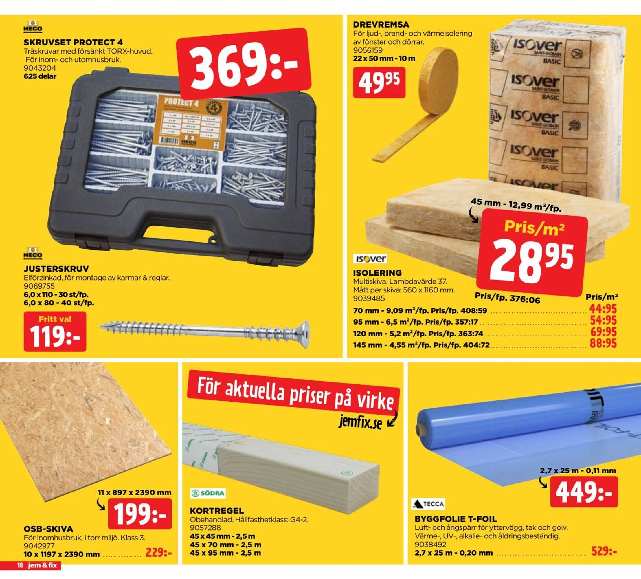 Jem&amp;Fix reklamblad