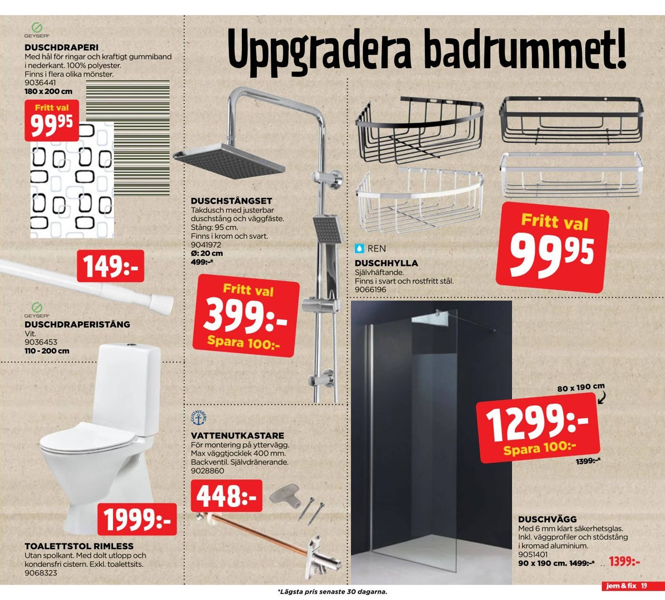 Jem&amp;Fix reklamblad