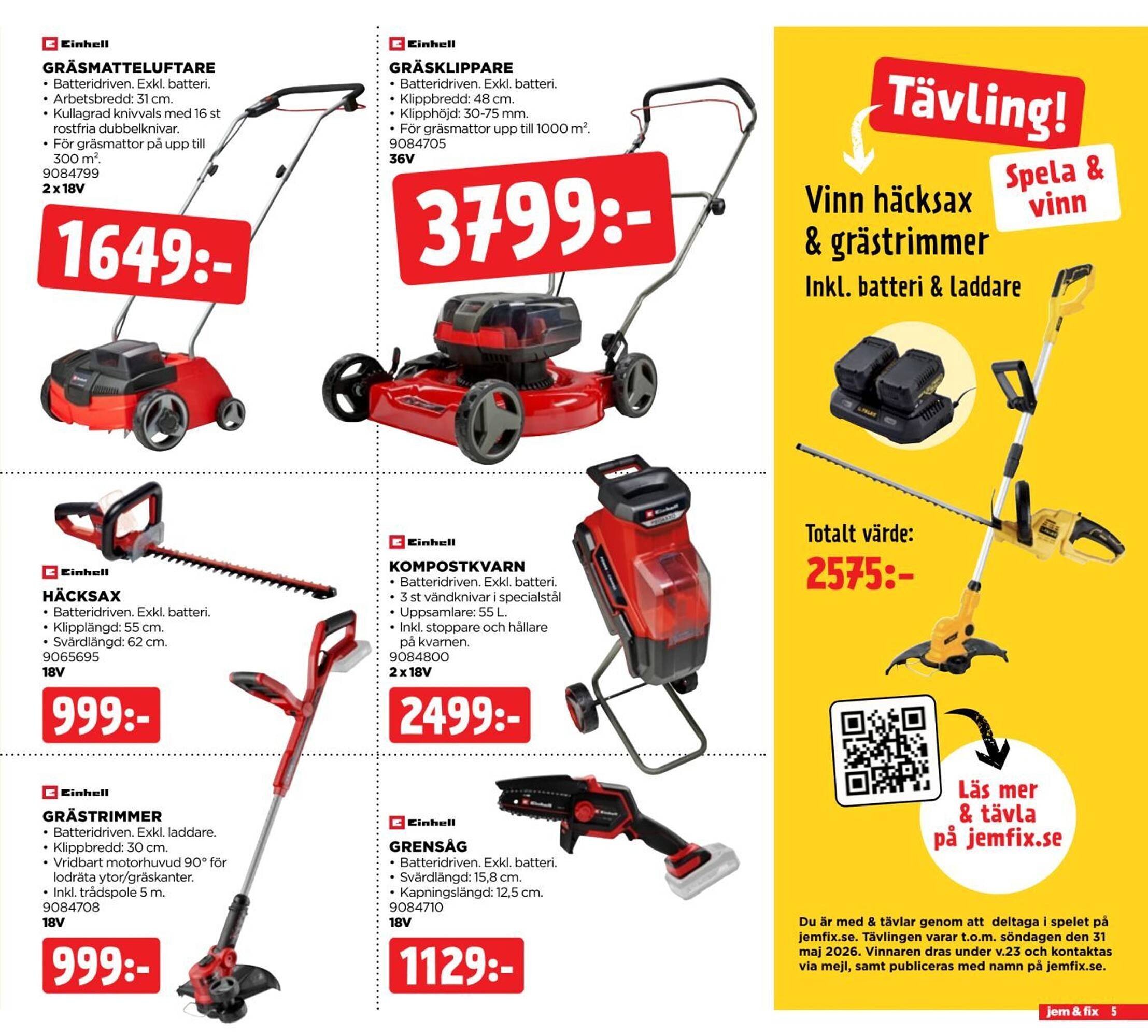 Jem&amp;Fix reklamblad