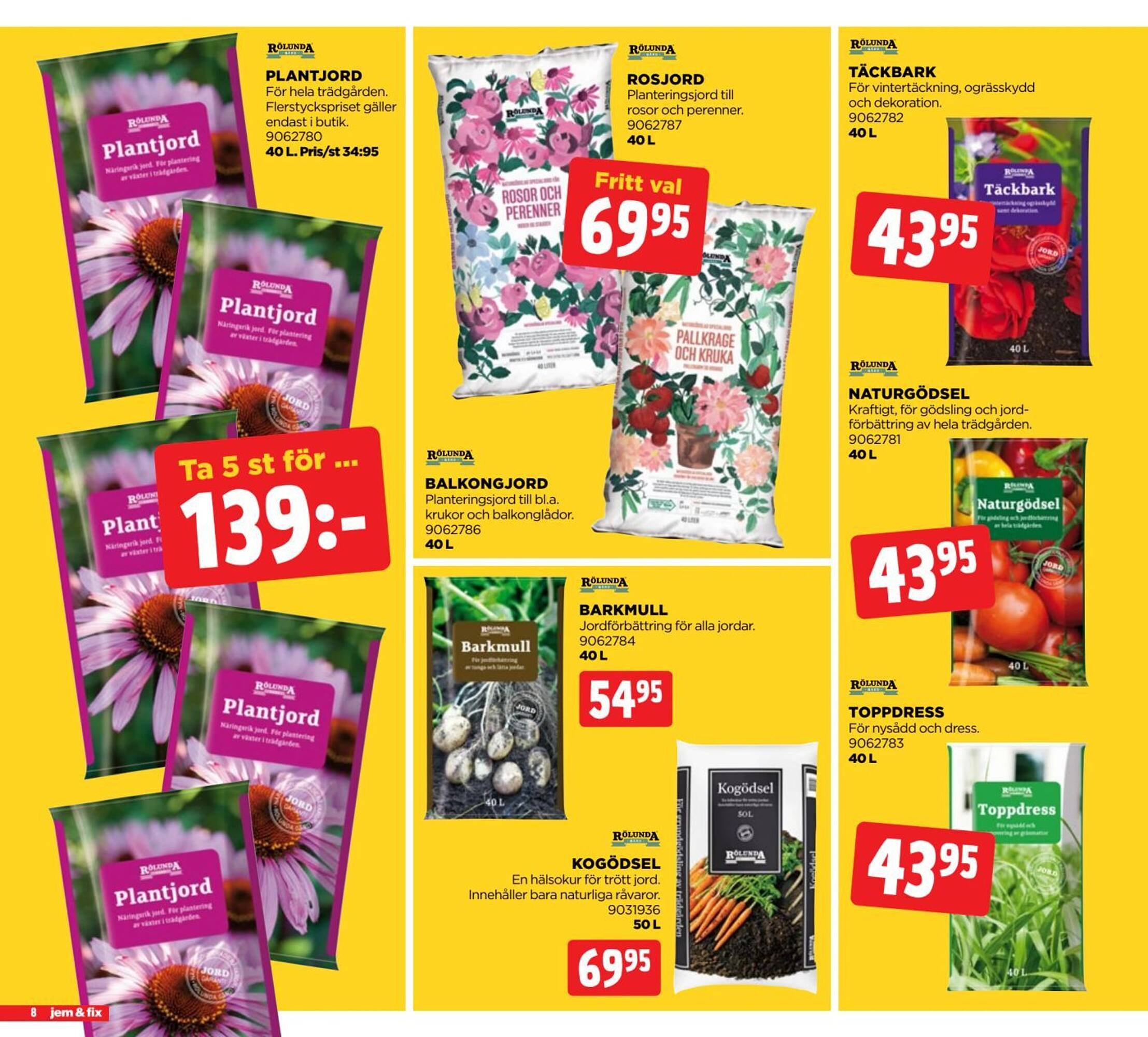 Jem&amp;Fix reklamblad