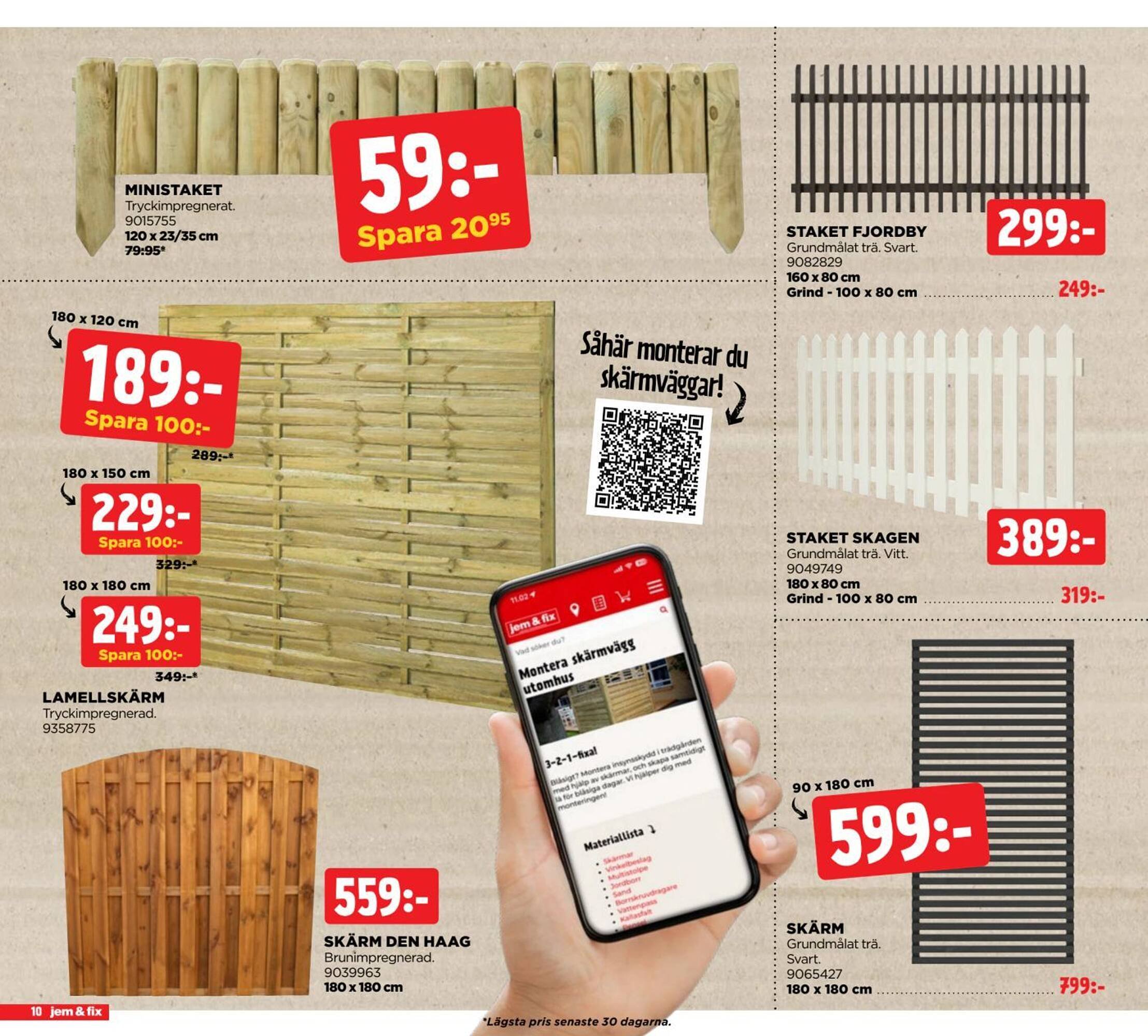 Jem&amp;Fix reklamblad